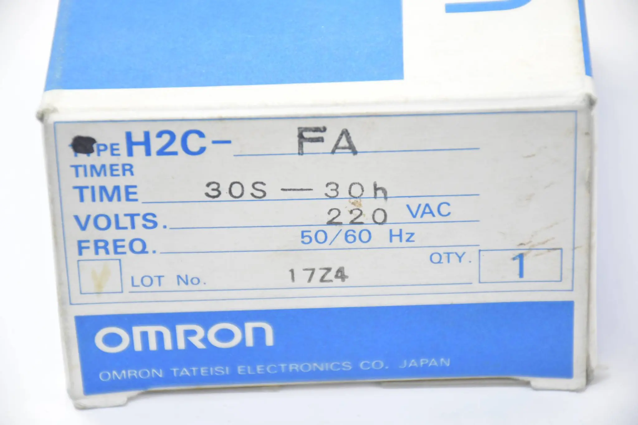 Produktfoto 1 von Omron Timer 30s-30h / 220VAC ( H2C-FA )