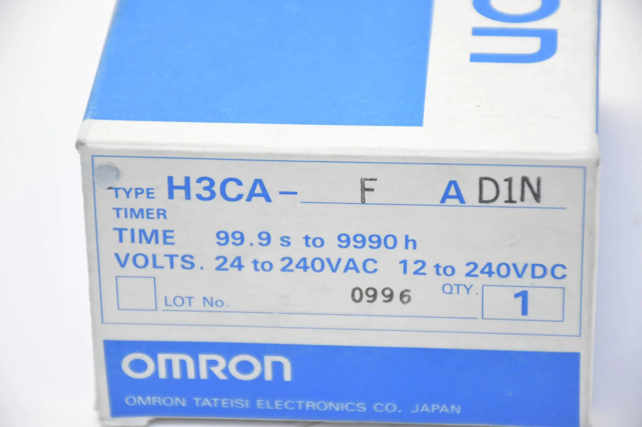 Produktfoto 1 von Omron Timer 24 to 240VAC / 12 to 240VDC ( H3CA-FAD1N )