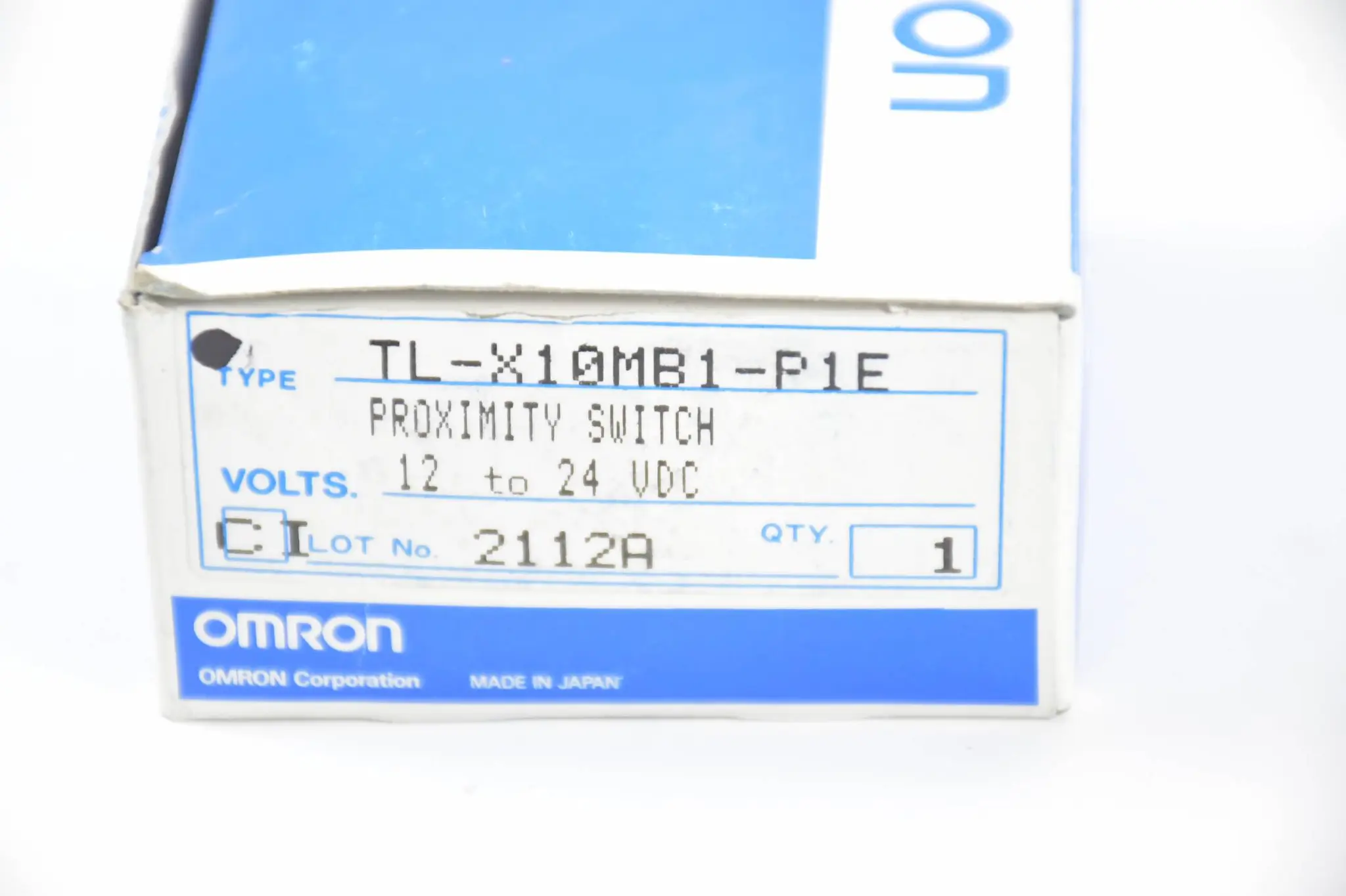 Produktfoto 1 von Omron Proximity Switch 12 to 24VDC ( TL-X10MB1-P1E )