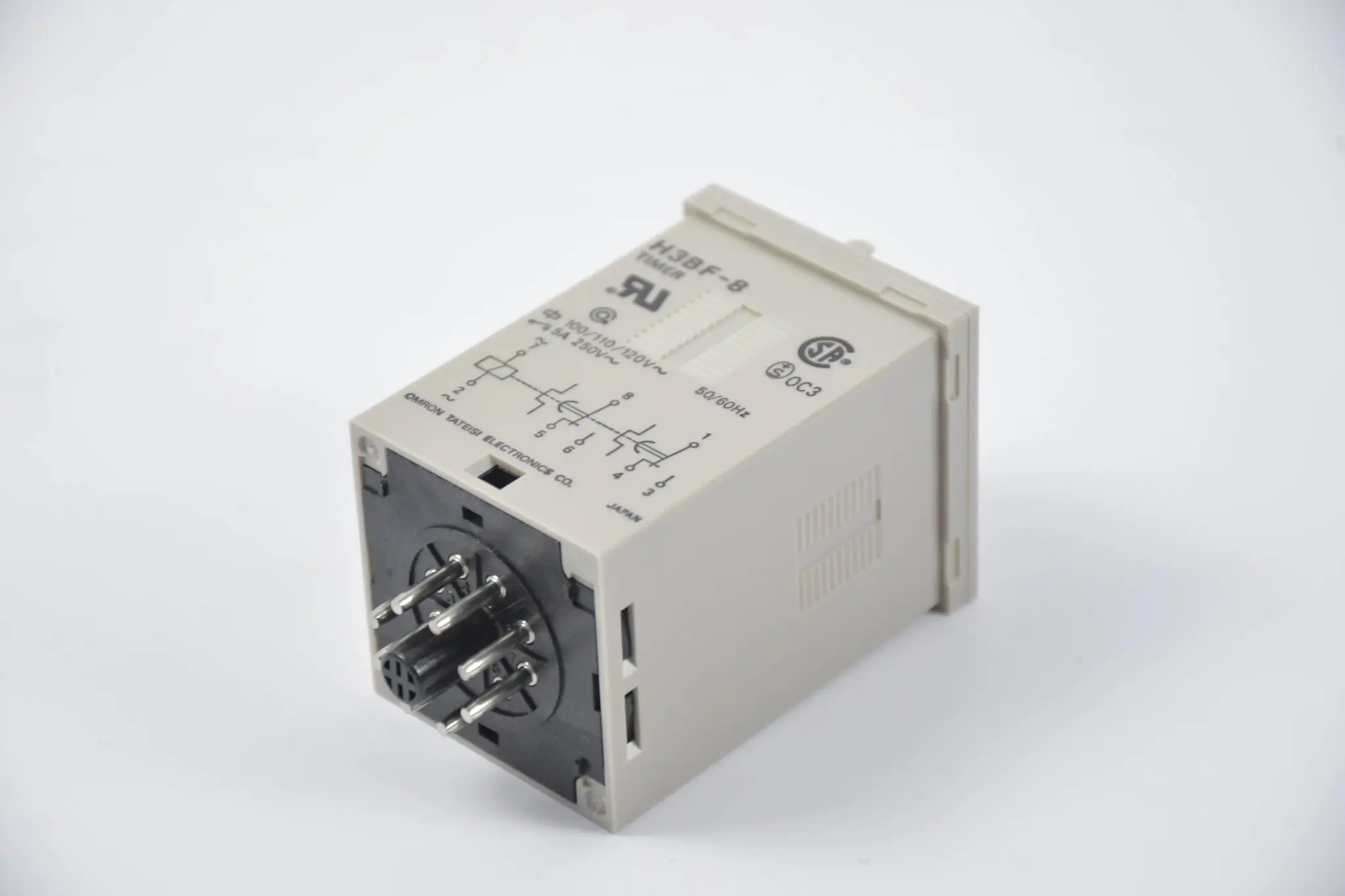 Produktfoto 1 von Omron Timer Twin 0.5s to 100h 100/110/120VAC ( H3BF-8DIN )