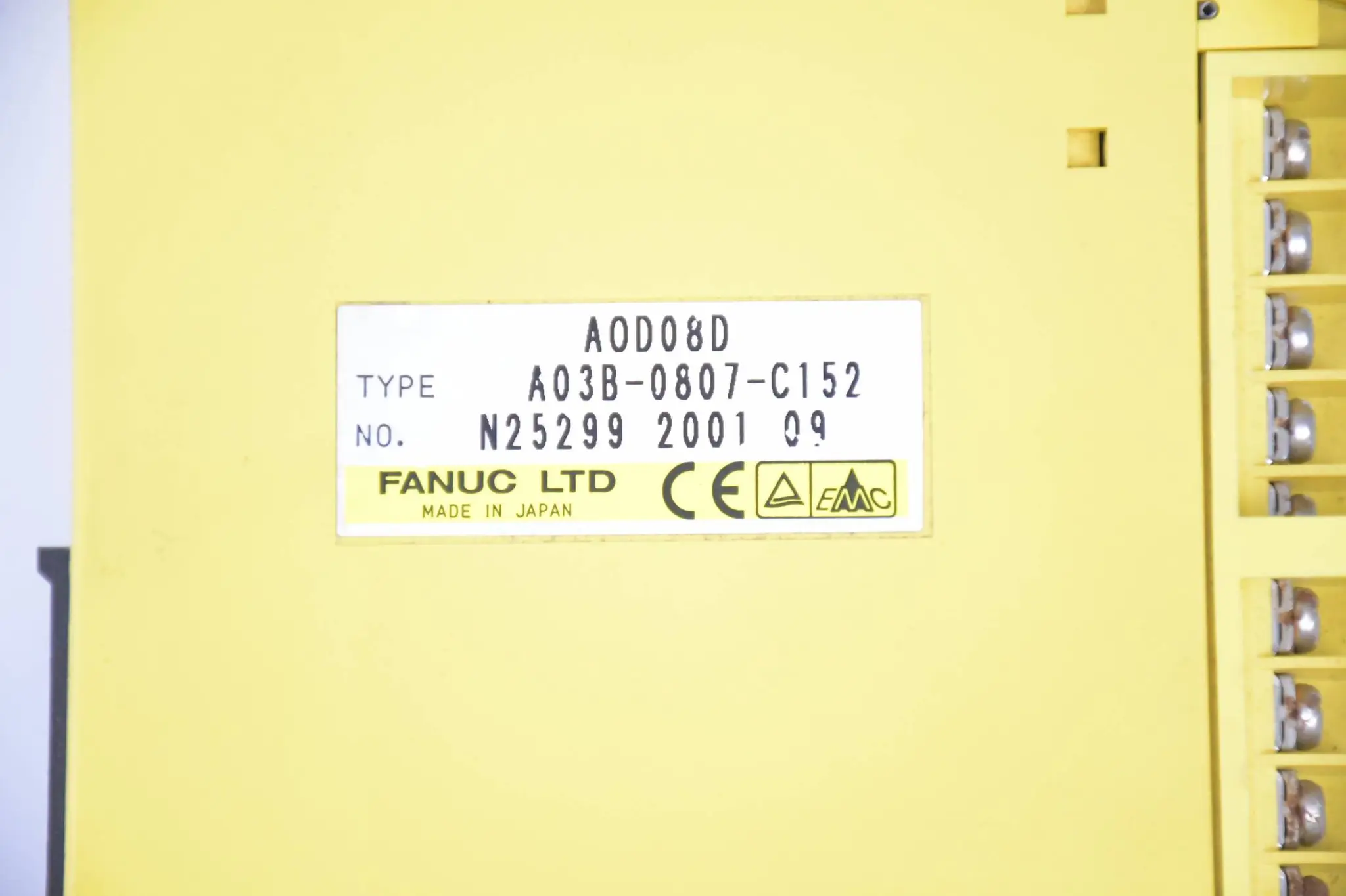 Produktfoto 1 von Fanuc LTD. Ausgangsmodul AOD08D ( A0D3B-0807-C152 )