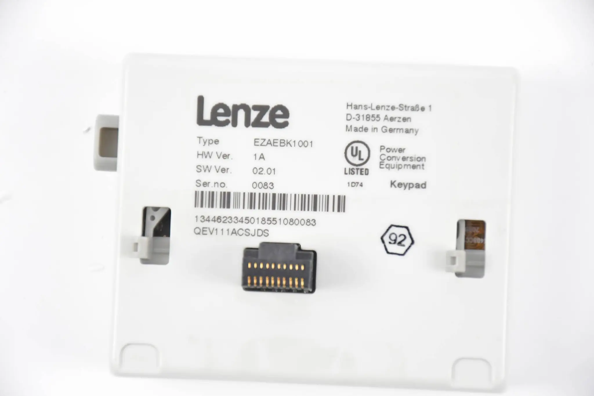 Produktfoto 1 von Lenze Keypad EZAEBK1001