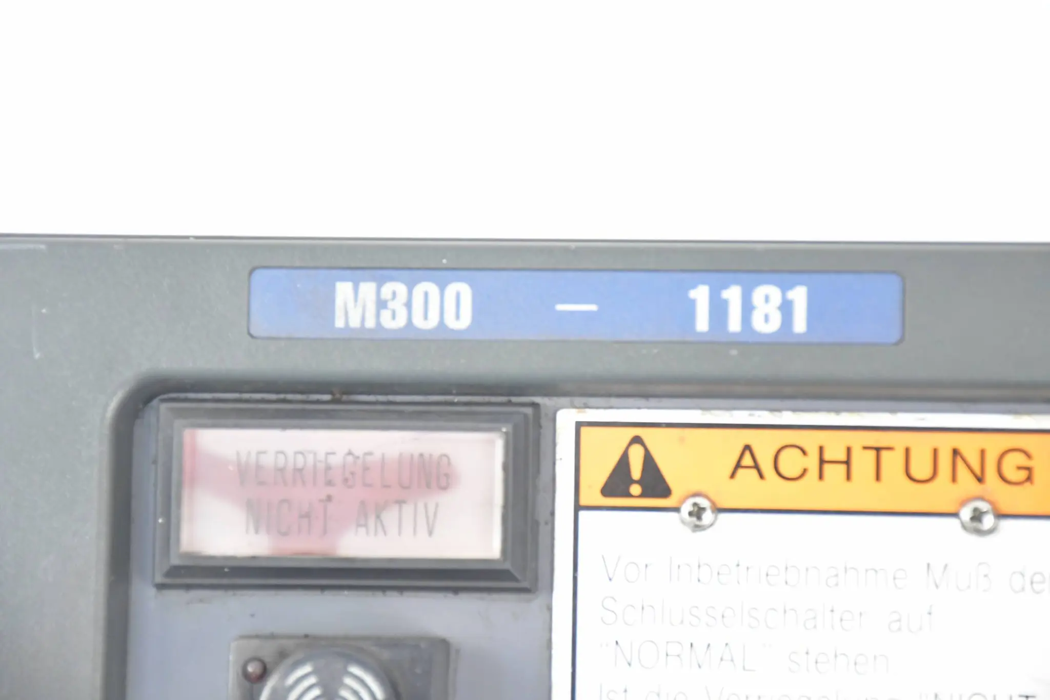Produktfoto 1 von Mori Seki Bedientafel M300-1181