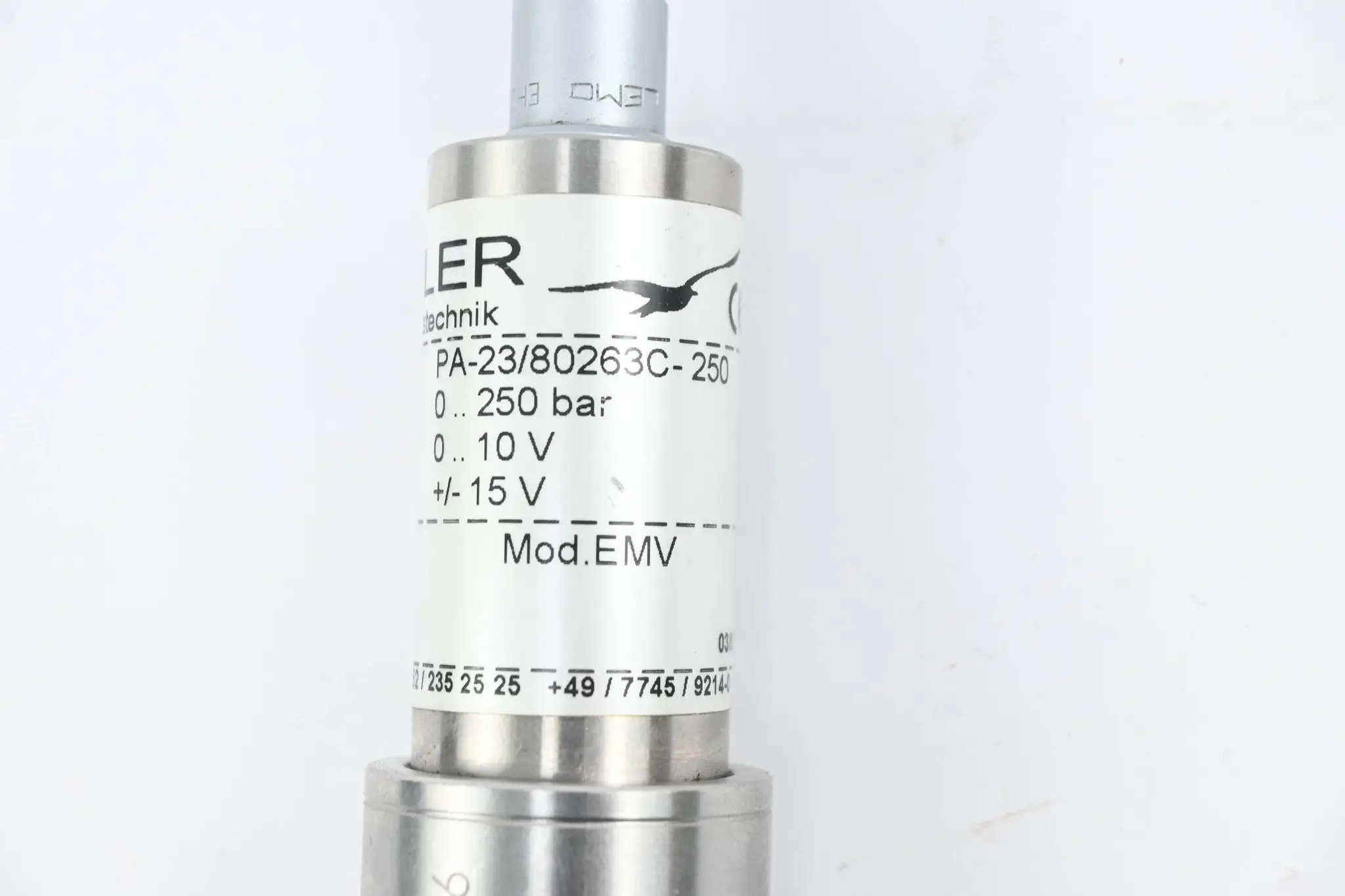 Produktfoto 1 von Keller Drucktransmitter 0-250 bar PA-23/80263C-250