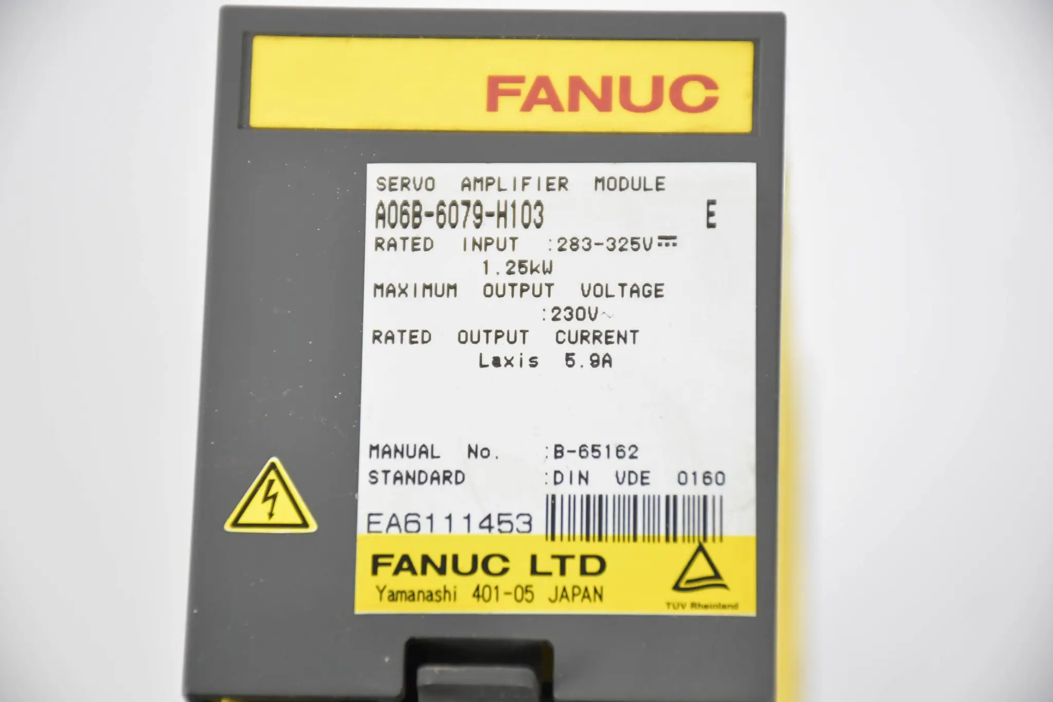 Produktfoto 1 von Fanuc servo amplifier module A06B-6079-H103