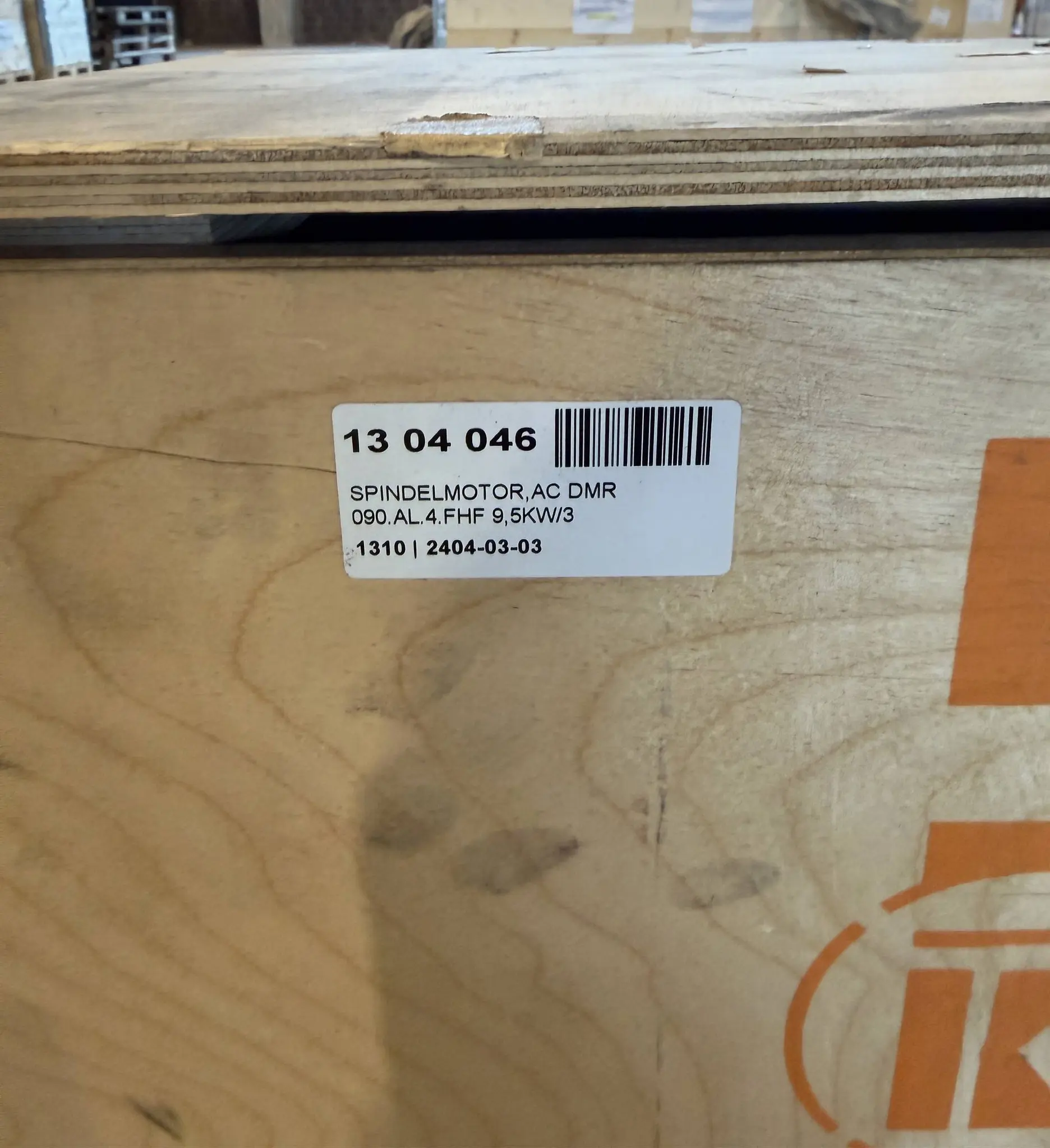 Produktfoto 1 von Franz Kessler Spindelmotor AC DMR 090 DMR090.AL.4.FHF 000.101.663 9,5kW/3