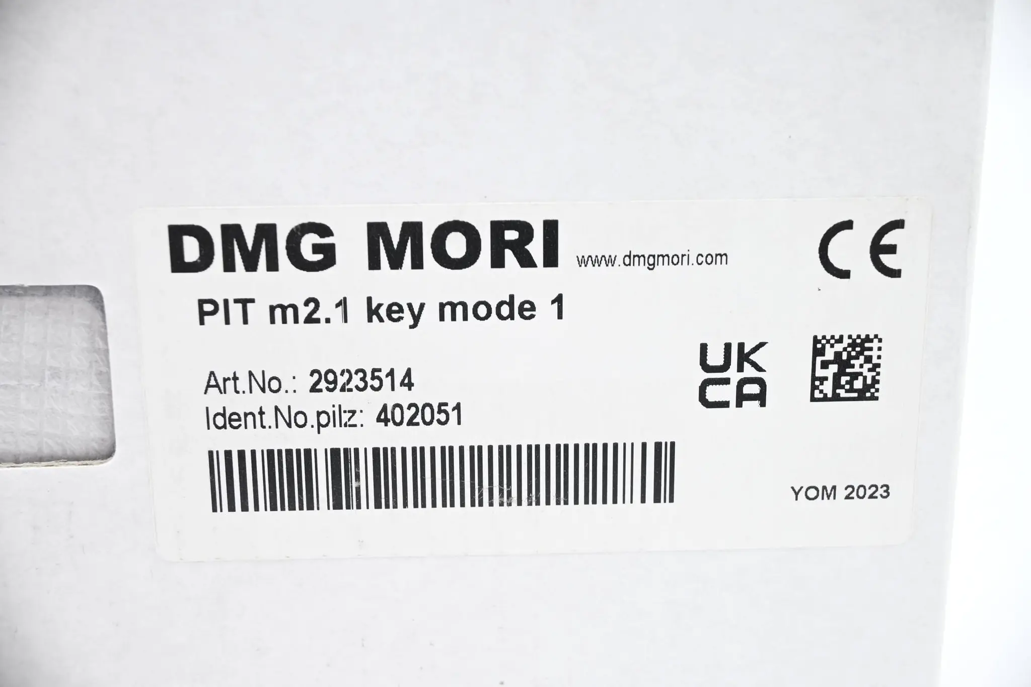 Produktfoto 1 von DMG Mori PIT m2.1 key mode 1 ( 2923514 ) Pilz 402051
