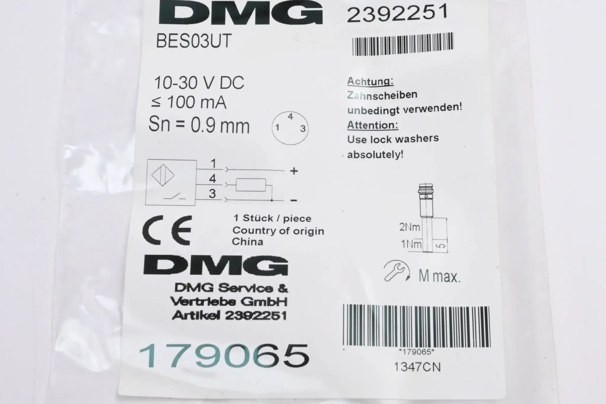 Produktfoto 1 von DMG Mori Balluff BES03UT ( 2392251 )
