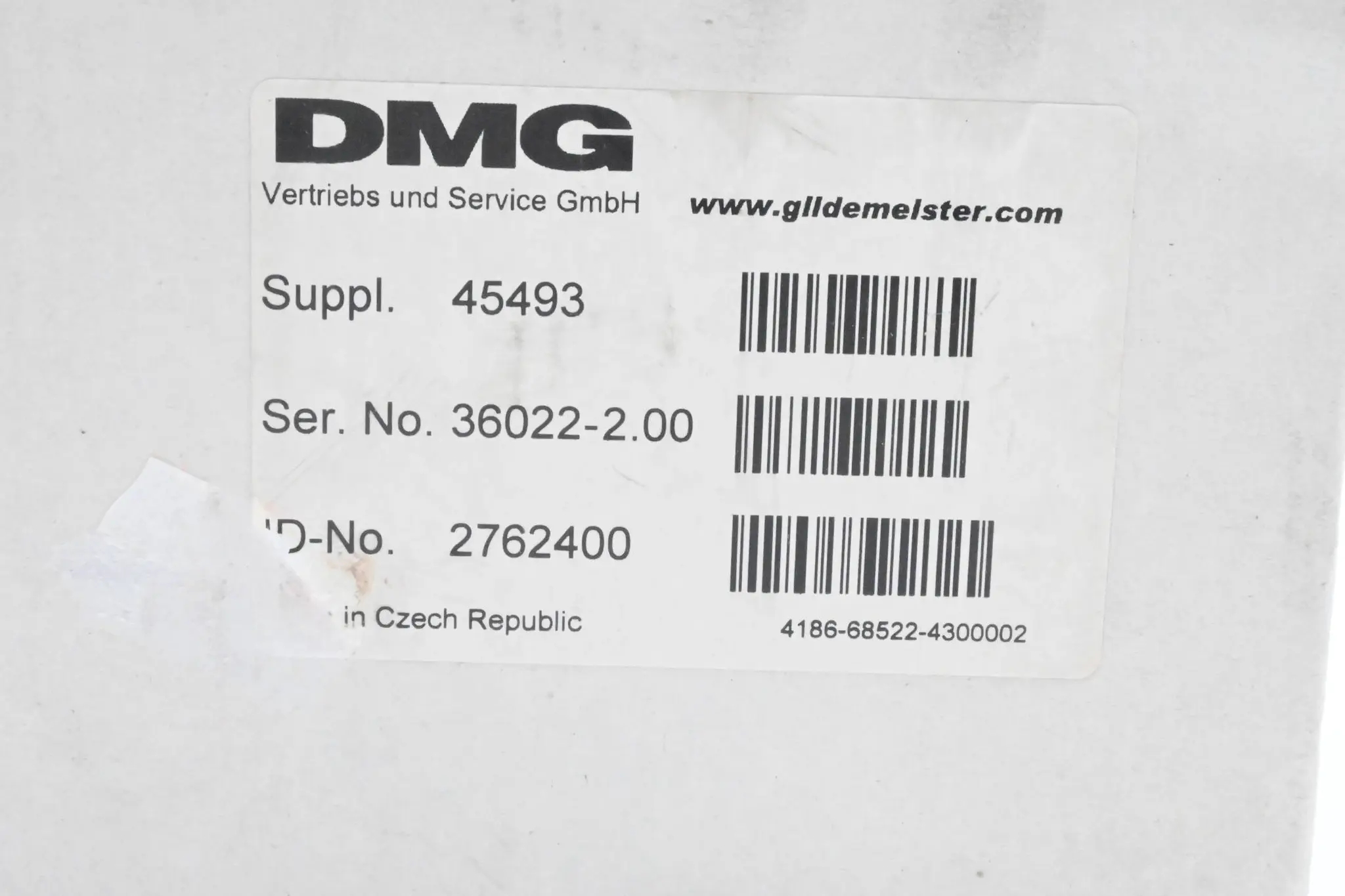 DMG Mori Schnittstelle MSDD 2-fach ( 2762400 ) 4186-68522-4300002