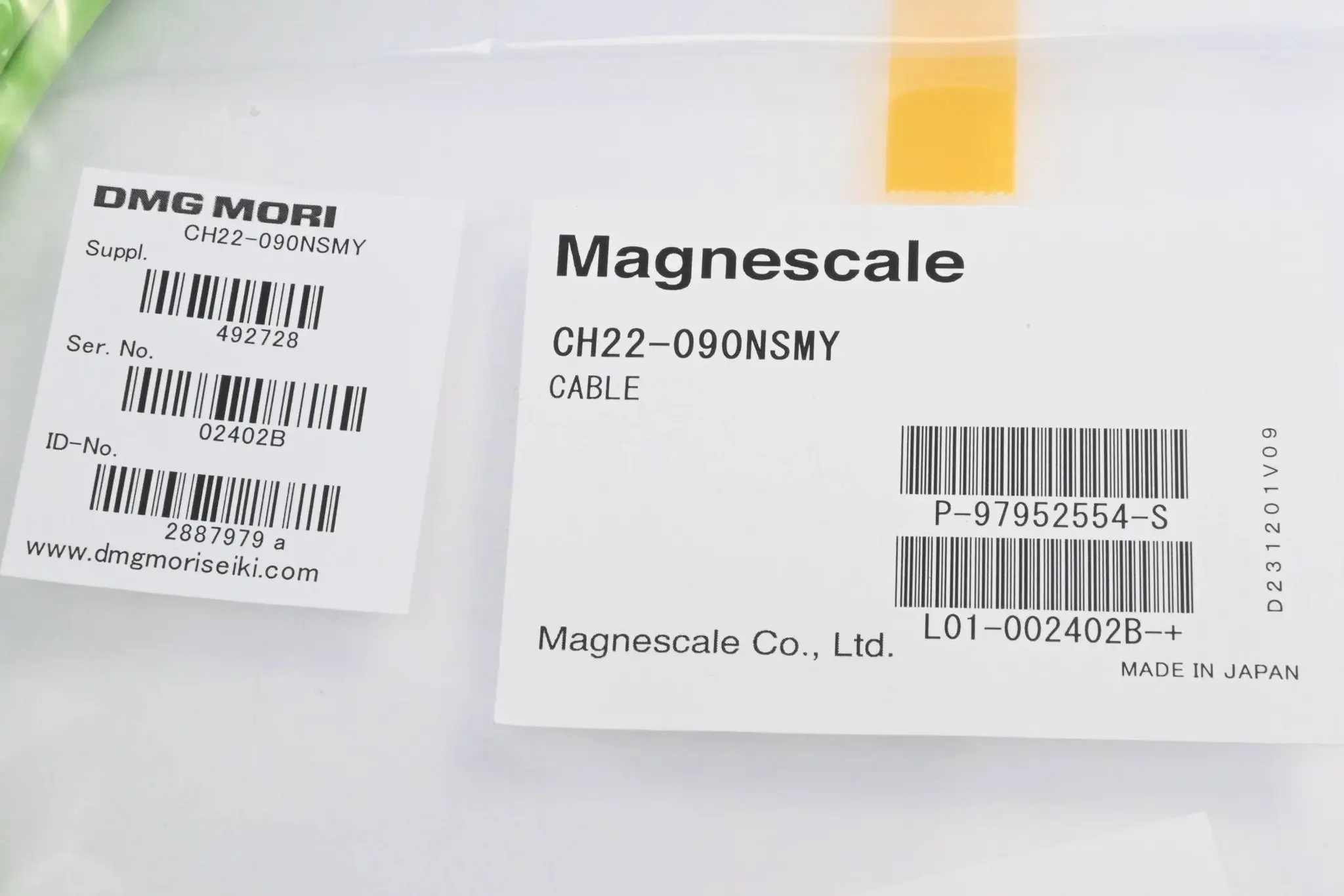 Produktfoto 1 von Magnescale DMG Mori Anschlusskabel CH22-090NSMY