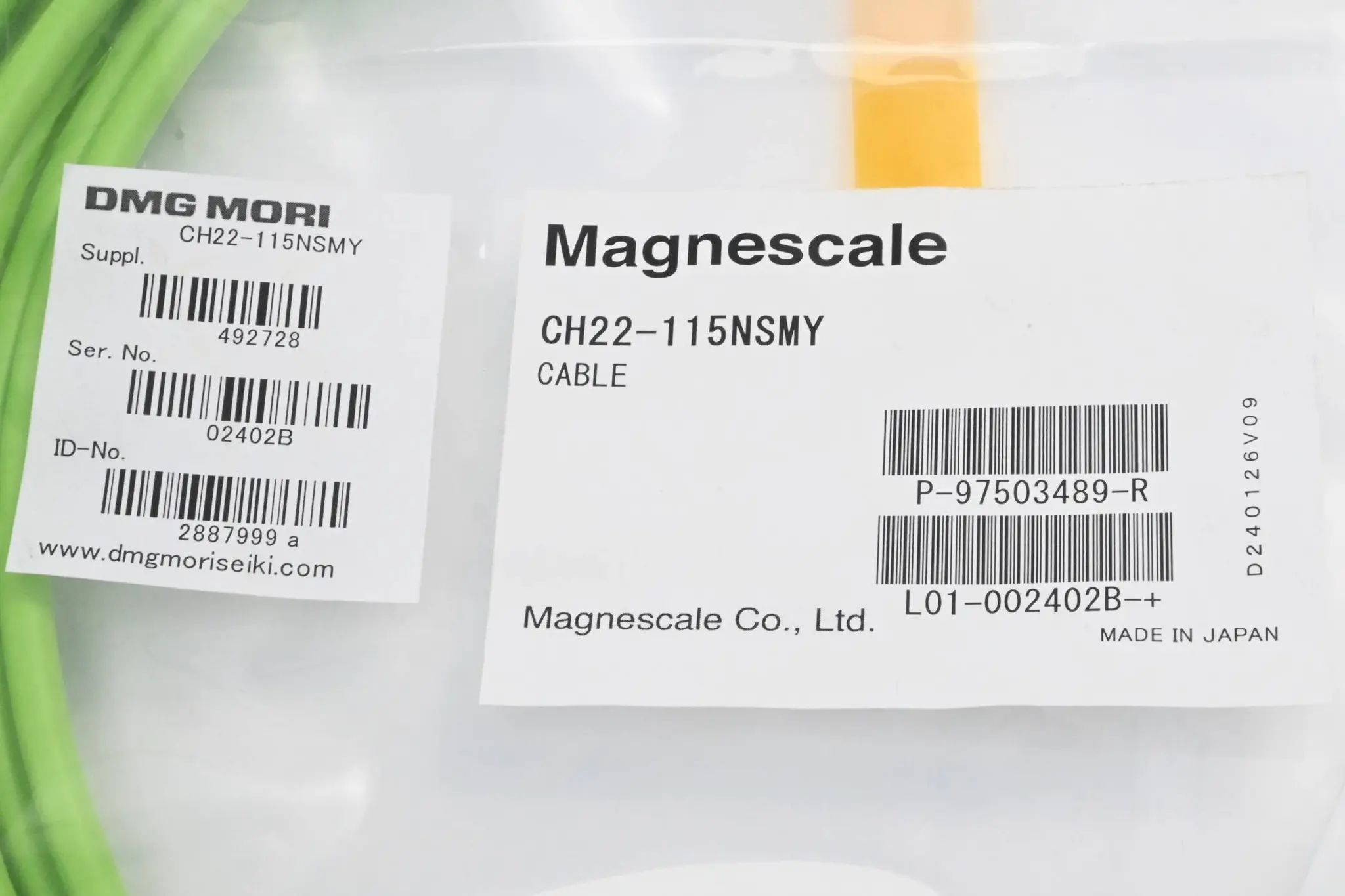 Produktfoto 1 von Magnescale DMG Mori Anschlusskabel CH22-115NSMY