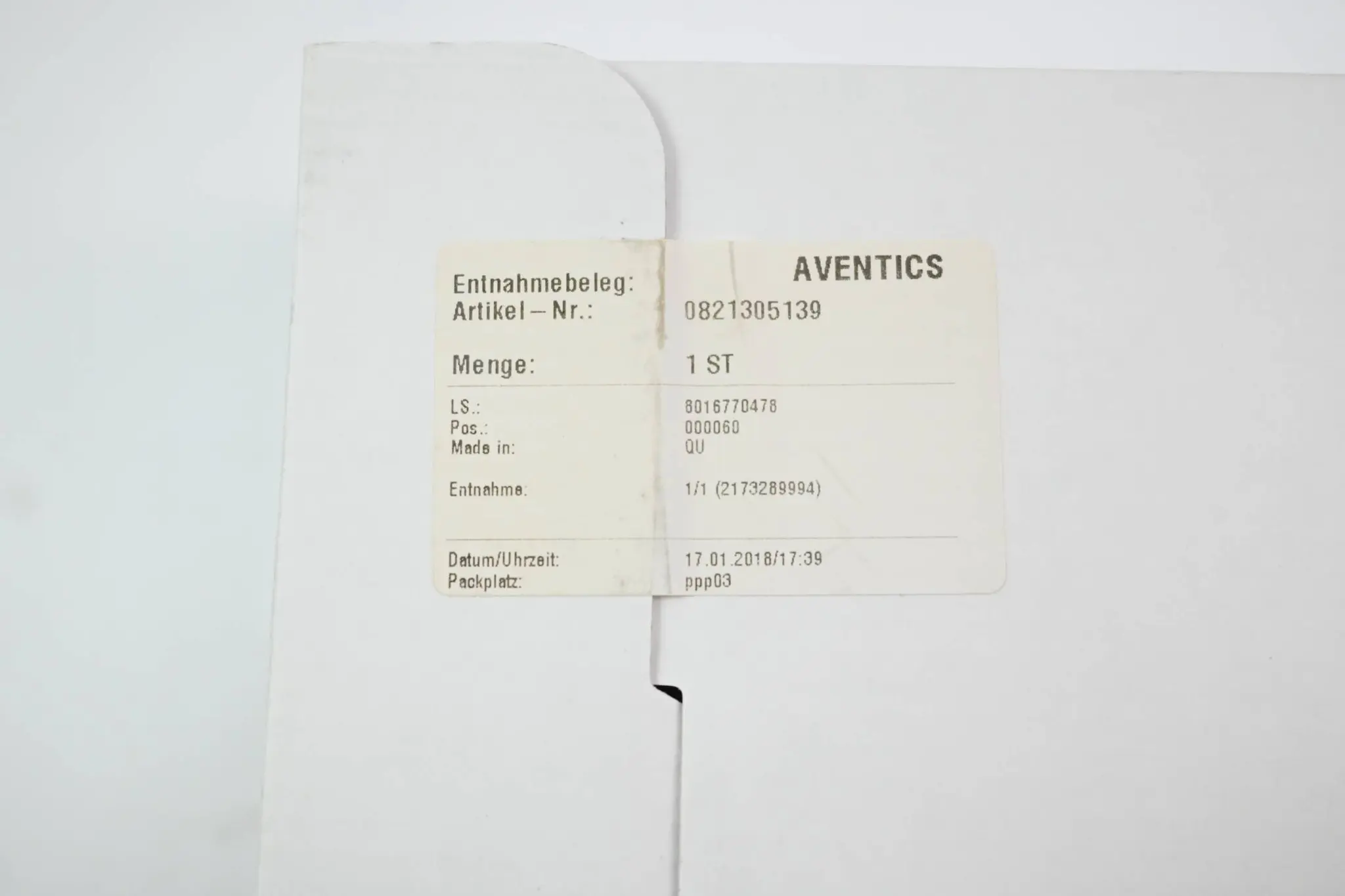 Produktfoto 1 von Aventics Kompaktejektor 0821305139