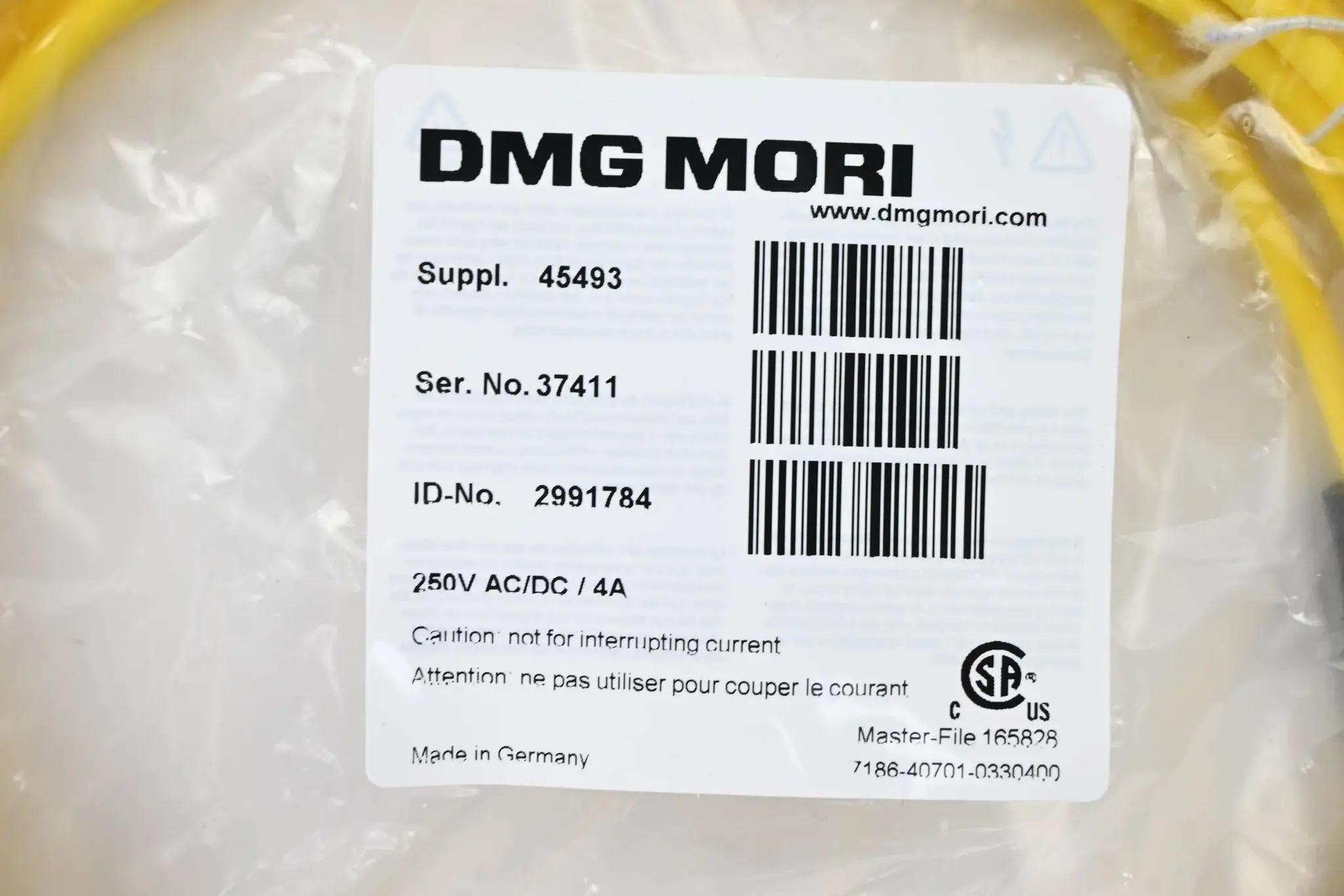 DMG Mori Sensor-Aktor-Kabel 2991784 ( 45493 )
