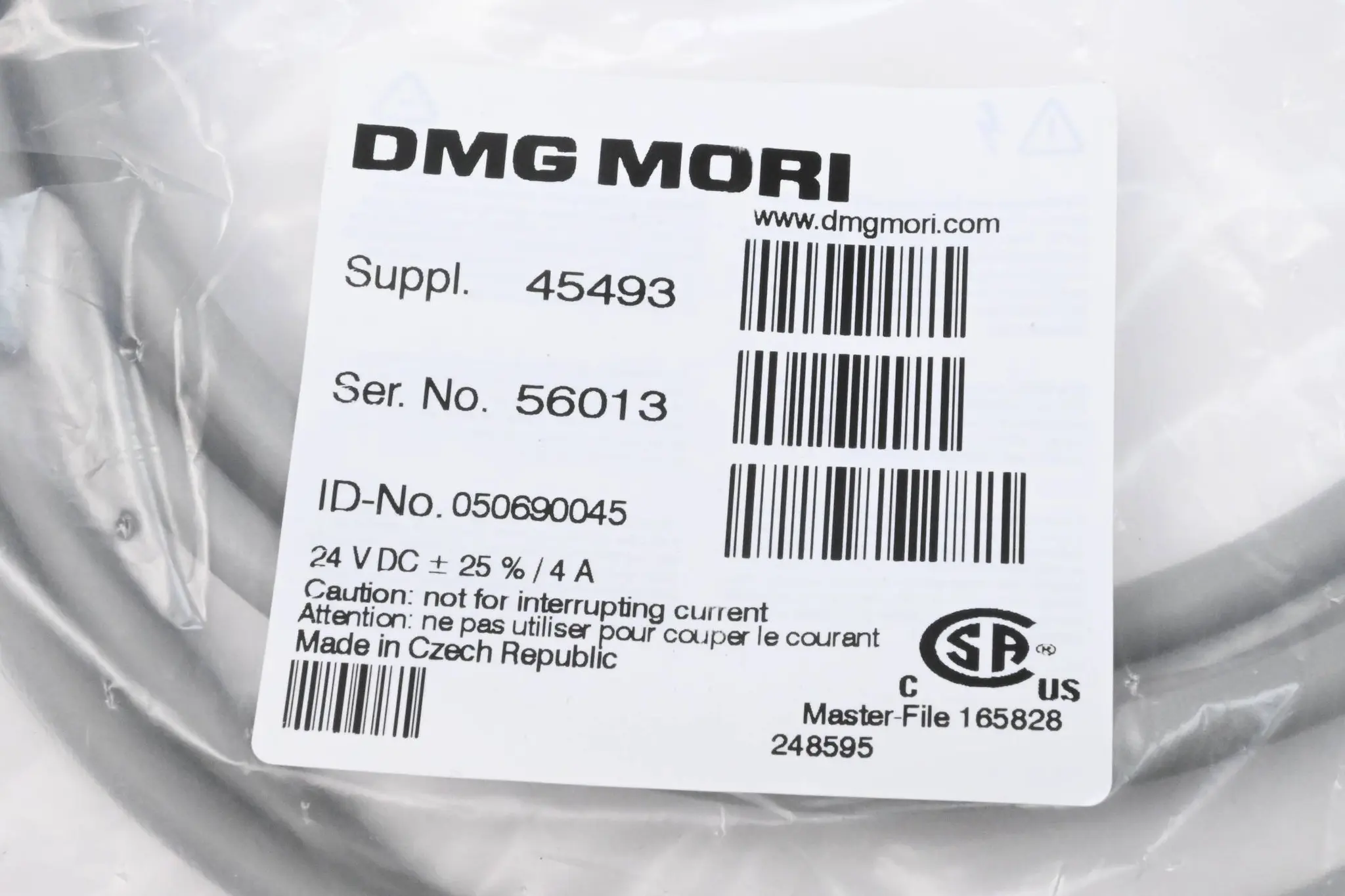 DMG Mori Kabel 45493 ( 050690045 ) Master-File 165828 248595