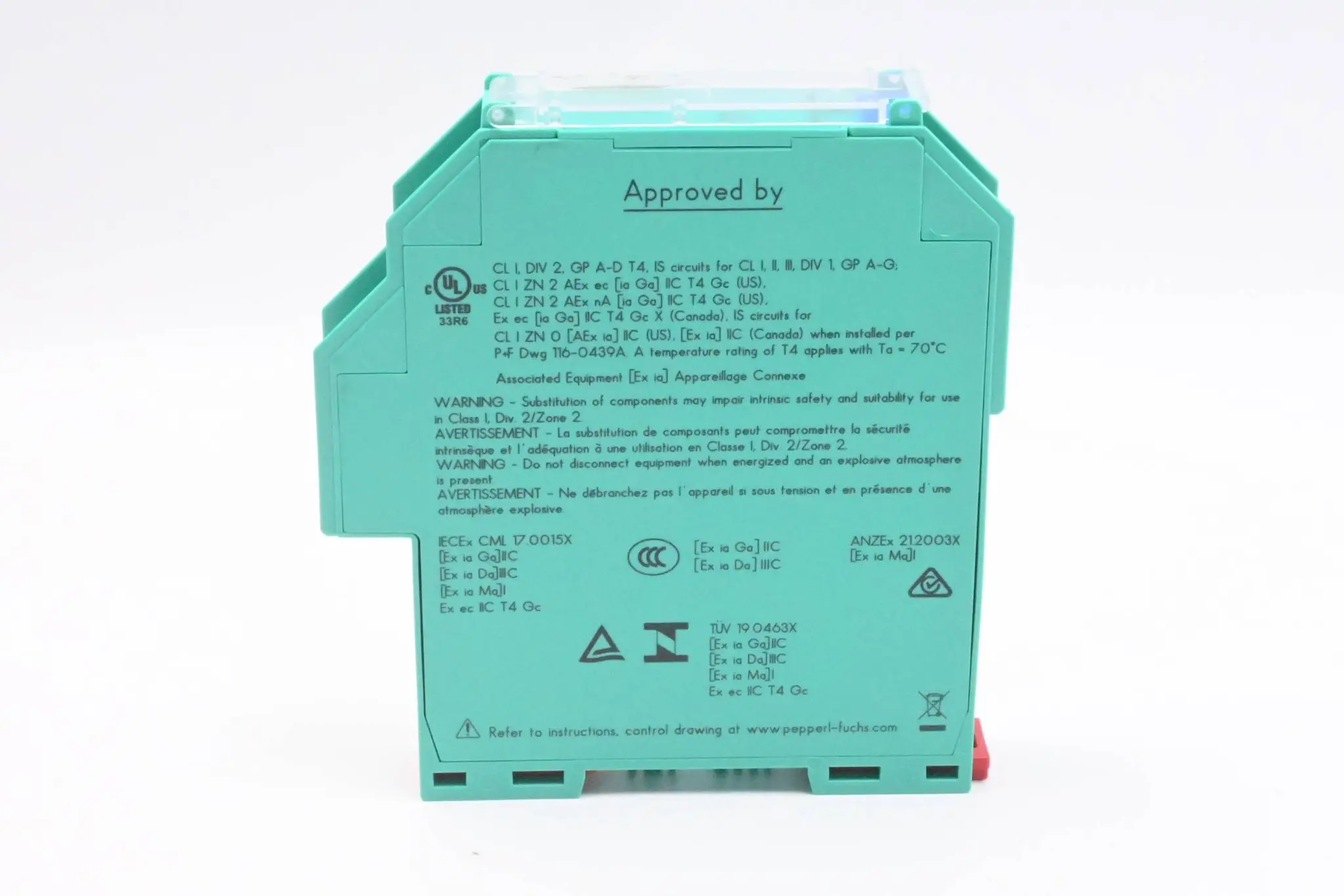 Produktfoto 1 von Pepperl+Fuchs SMART-Transmitterspeisegerät KFD2-STC5-Ex1 ( 70124109 )