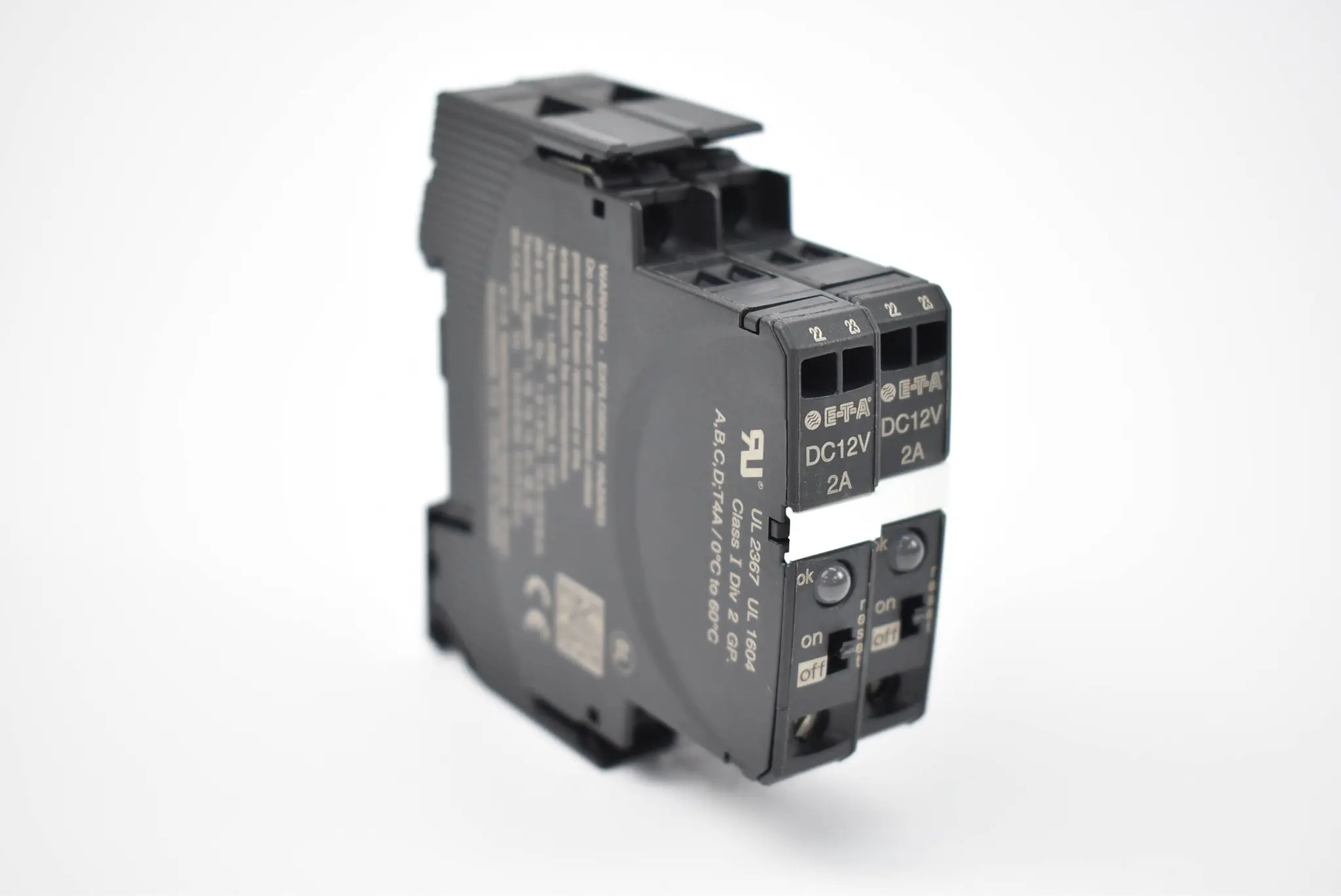 Produktfoto 1 von E-T-A 2x Elektronischer Sicherungsautomat ESX10-TC-124-DC12V-2A
