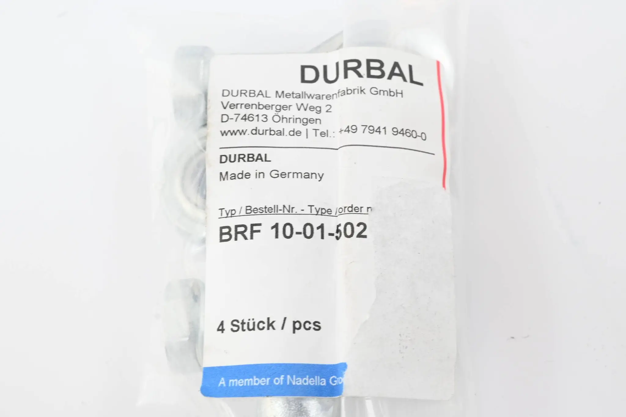 Produktfoto 1 von Durbal Gelenkkopf BRF 10-01-502 ( 4 STÜCK ) M10x1,25