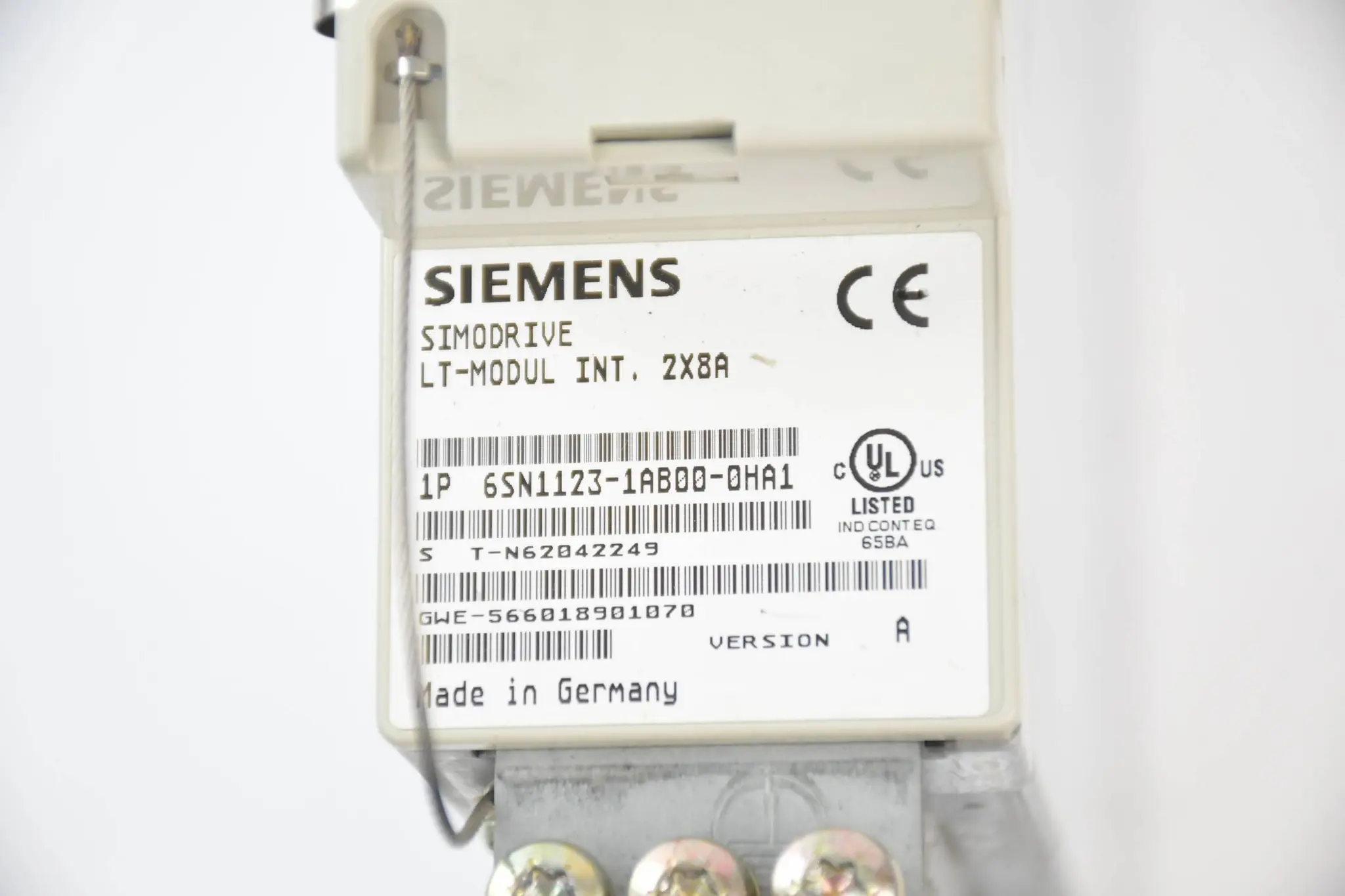 Produktfoto 1 von Siemens Simodrive 611 LT-Modul 6SN1123-1AB00-0HA1 ( 6SN1 123-1AB00-0HA1 )