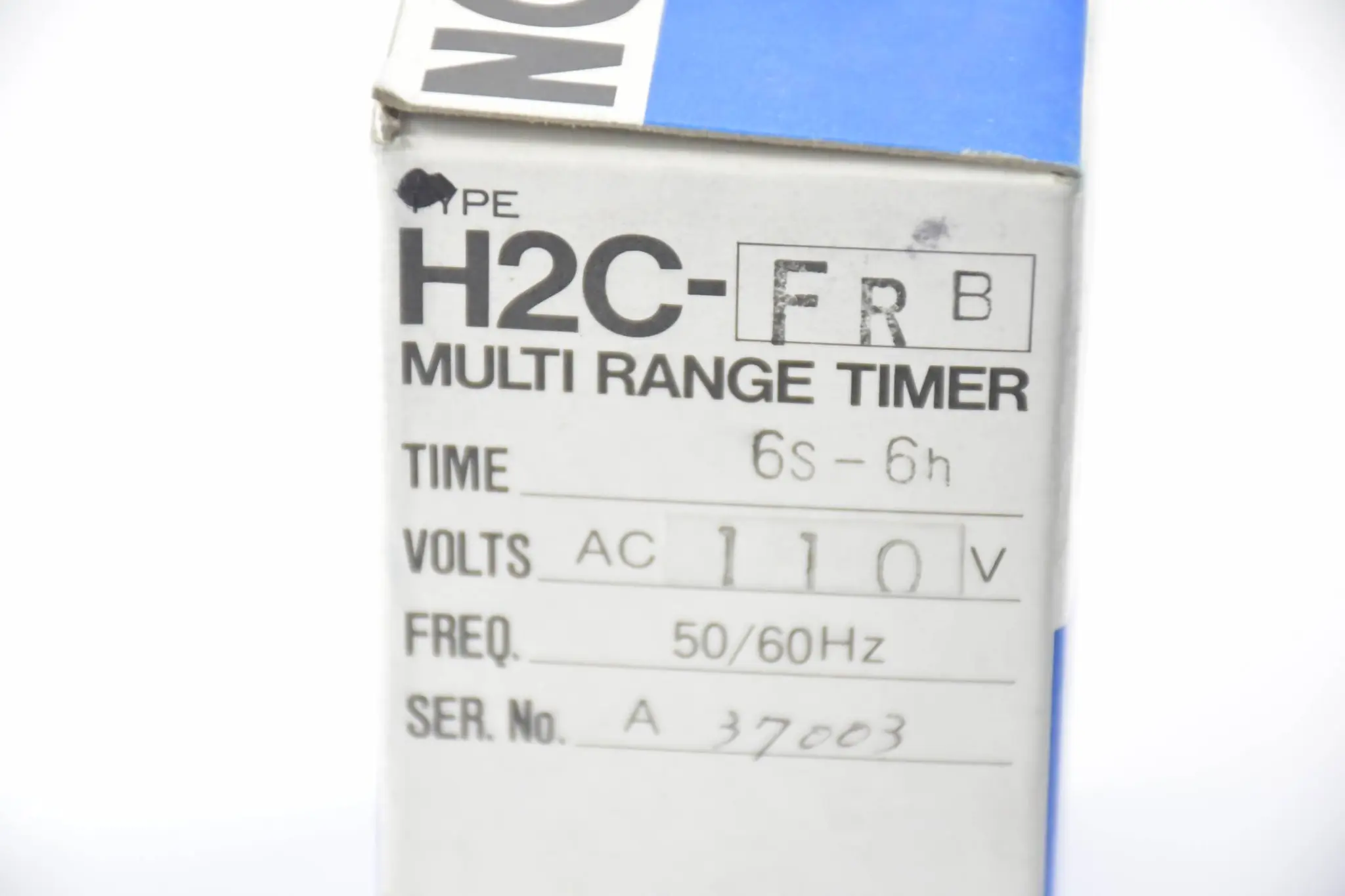Produktfoto 1 von Omron Multi Range Timer 6s-6h AC110V 50/60Hz ( H2C-FR B )