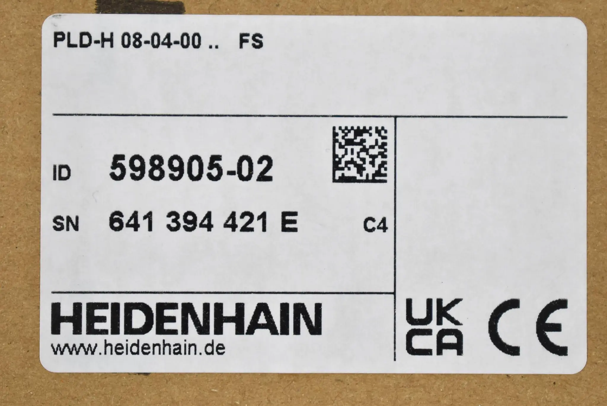 Produktfoto 1 von Heidenhain PLD-H 08-04-00 FS ( 598905-02 ) 598 905-02 Ver. C4