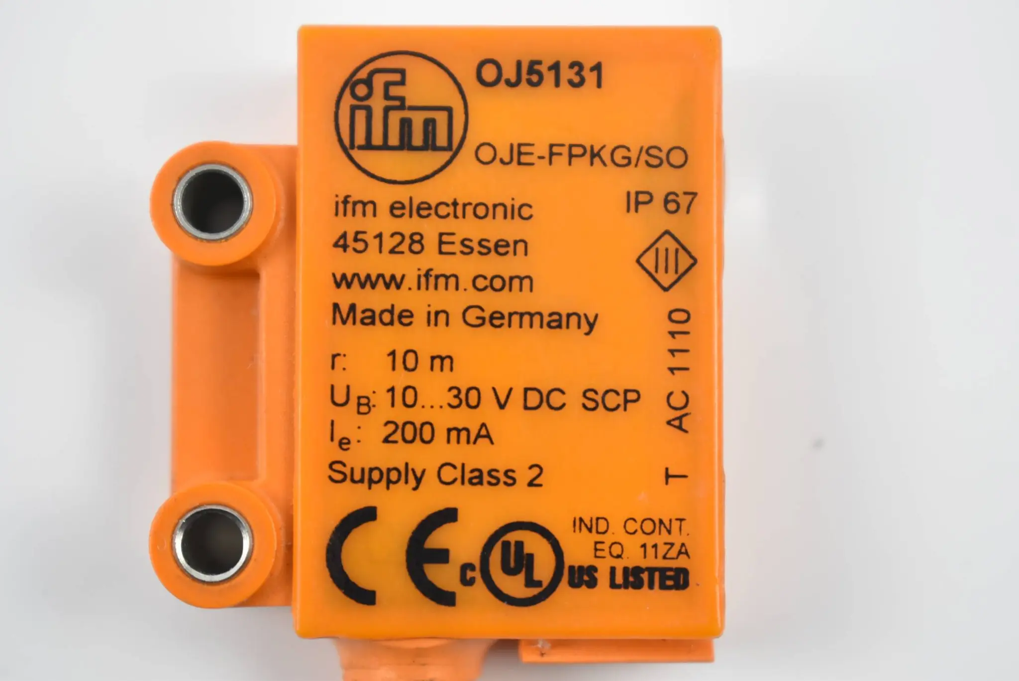 Produktfoto 1 von Ifm Electronic Einweglichtschranke Empfänger OJ5131 ( OJE-FPKG/SO )