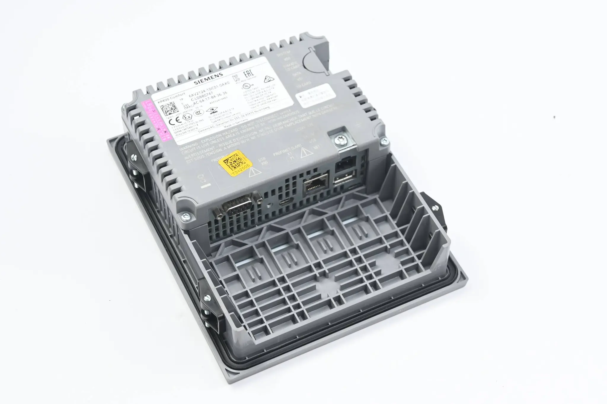Produktfoto 1 von Siemens Simatic HMI KP400 Comfort 6AV2124-1DC01-0AX0 ( 6AV2 124-1DC01-0AX0 )E.16