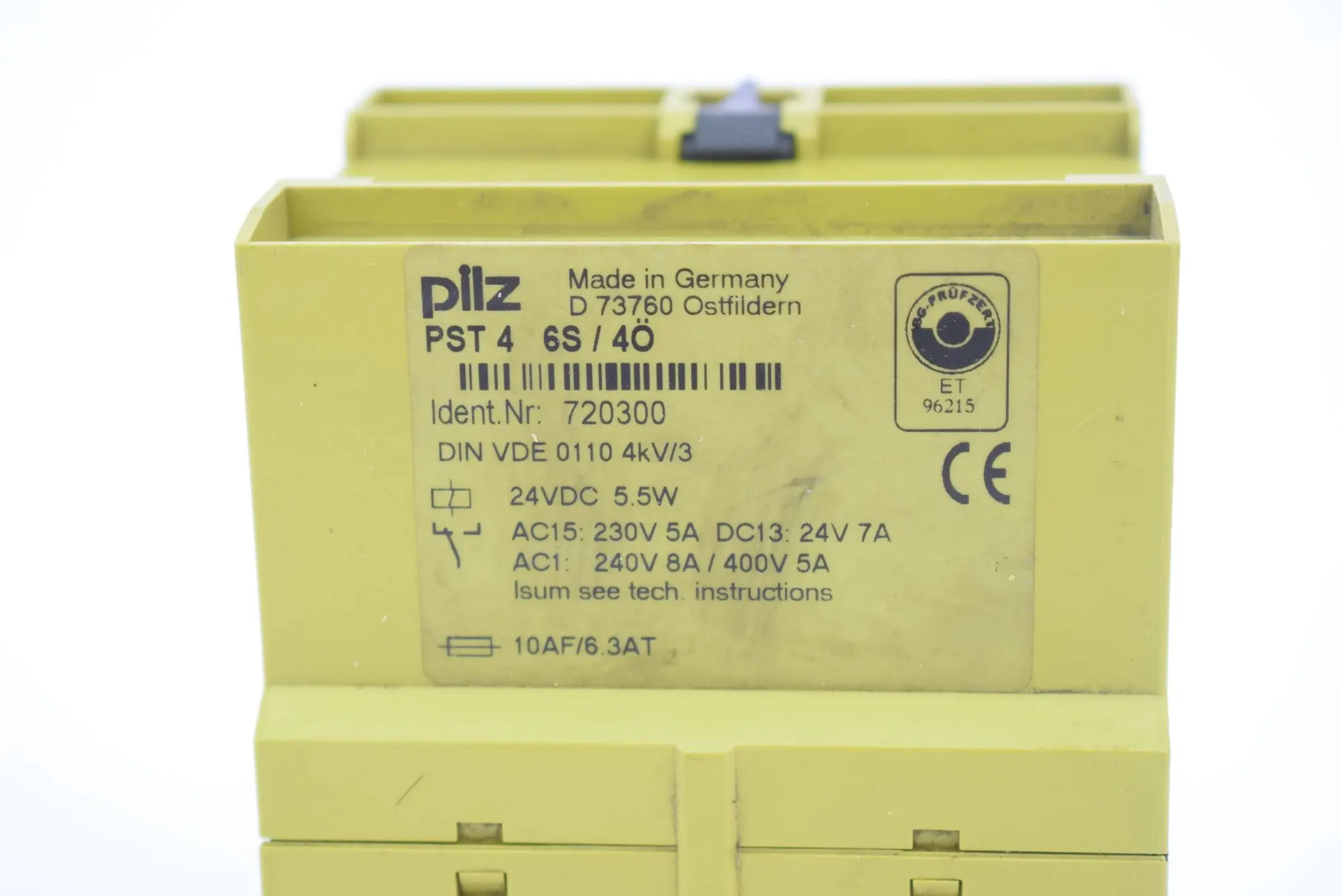 Produktfoto 1 von Pilz Sicherheitsrelais PST 4 6S/4Ö ( PST 4 6S4Ö ) 720300
