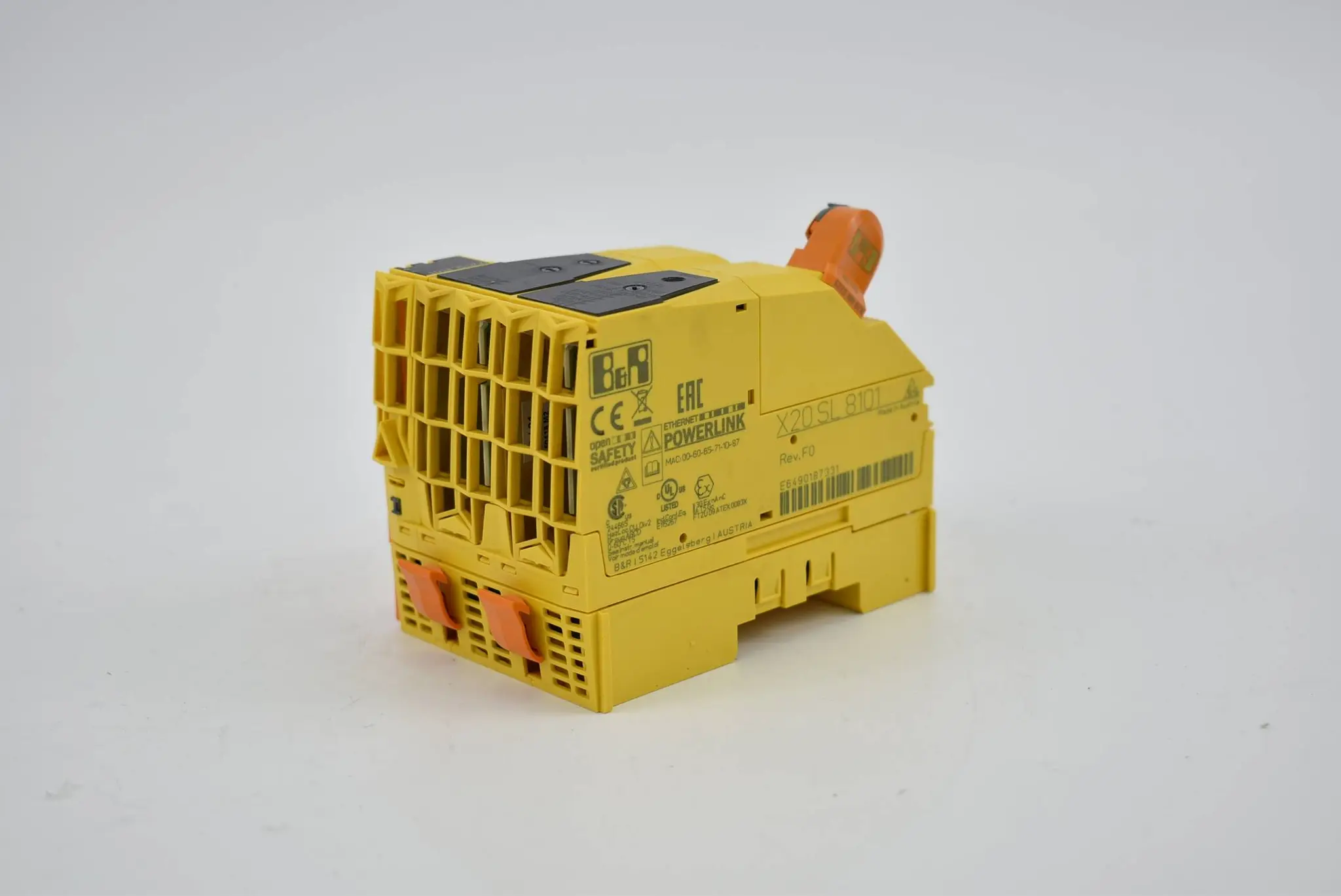 Produktfoto 1 von B&R Automation int. I/O-Versorgung X20 SL 8101 ( X20SL8101 ) Rev.F0 + X20AC0SR1