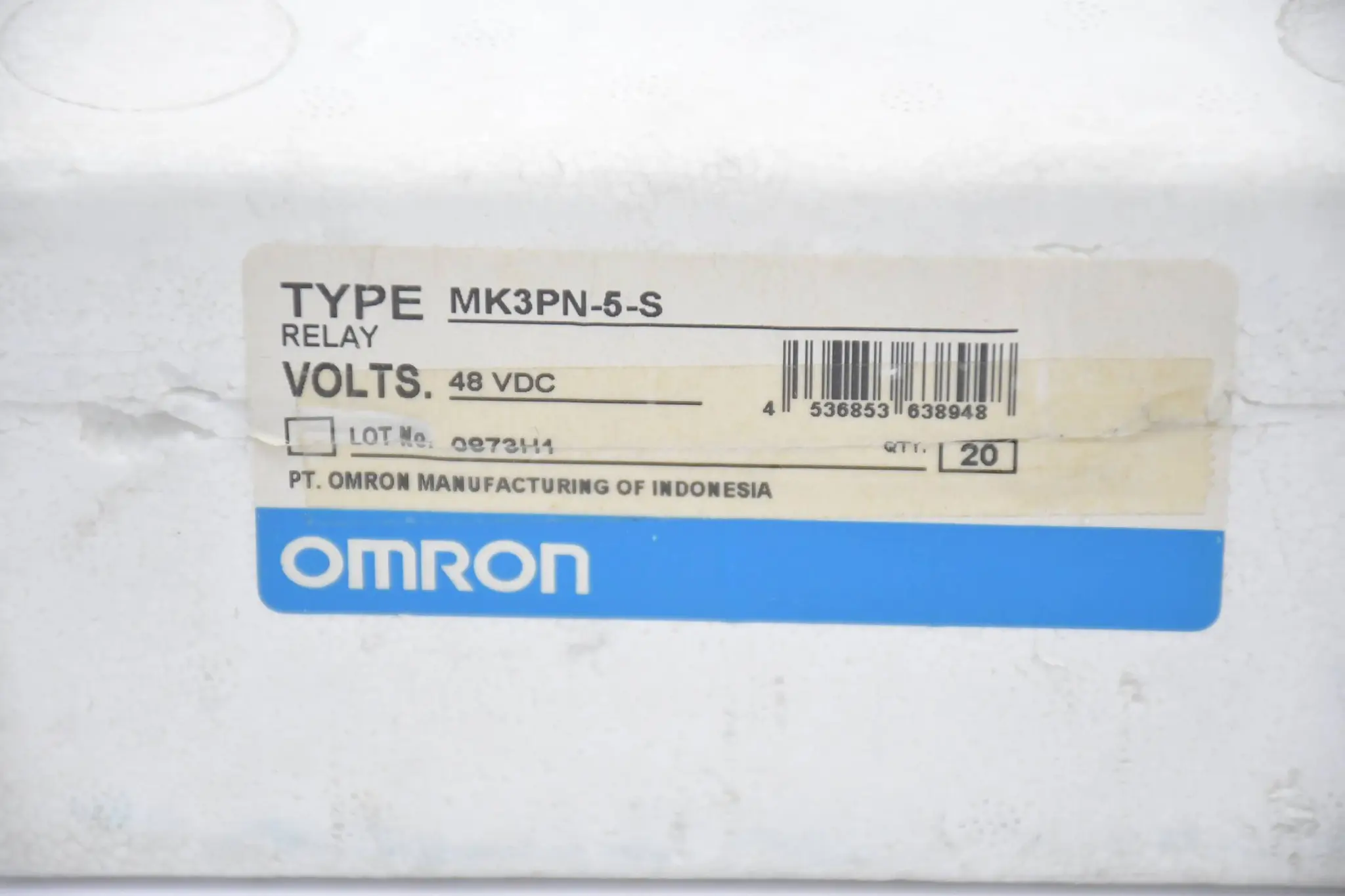 Produktfoto 1 von Omron Universalrelais 20 Stück 48 VDC ( MK3PN-5-S )