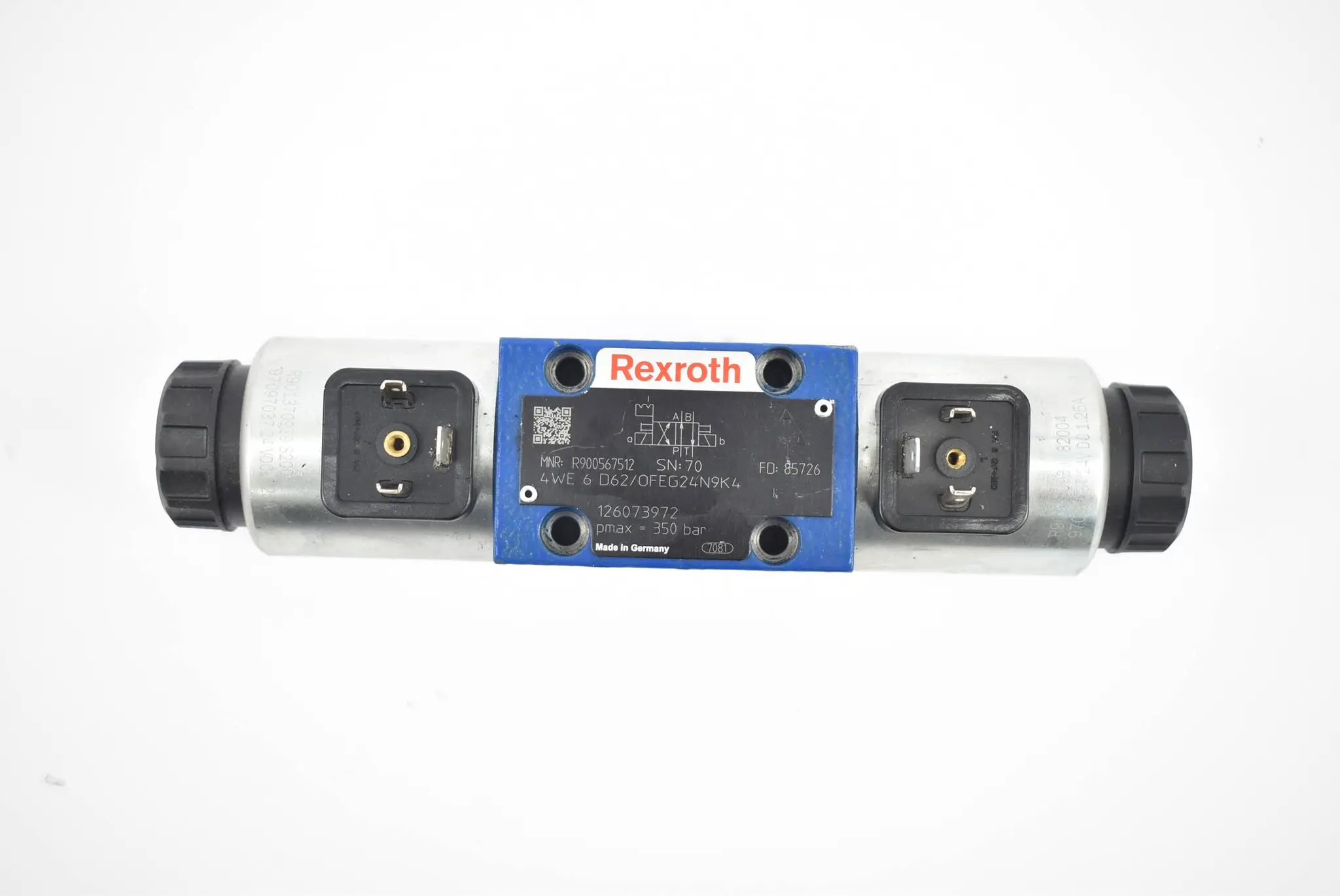 Produktfoto 1 von Rexroth Wegeventil 4WE 6 D6X/OFEG24N9K4 ( R900567512 )