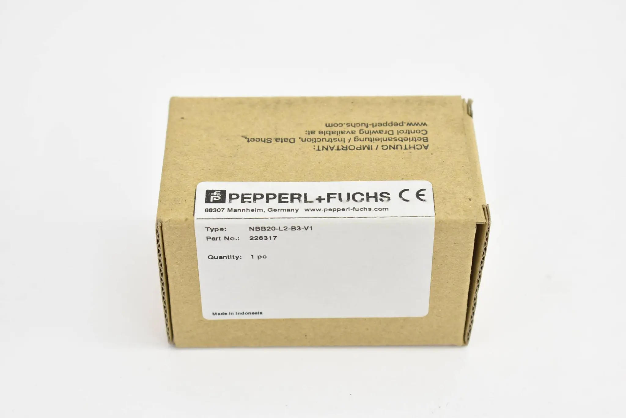 Produktfoto 1 von Pepperl + Fuchs NBB20-L2-B3-V1 ( 226317 )