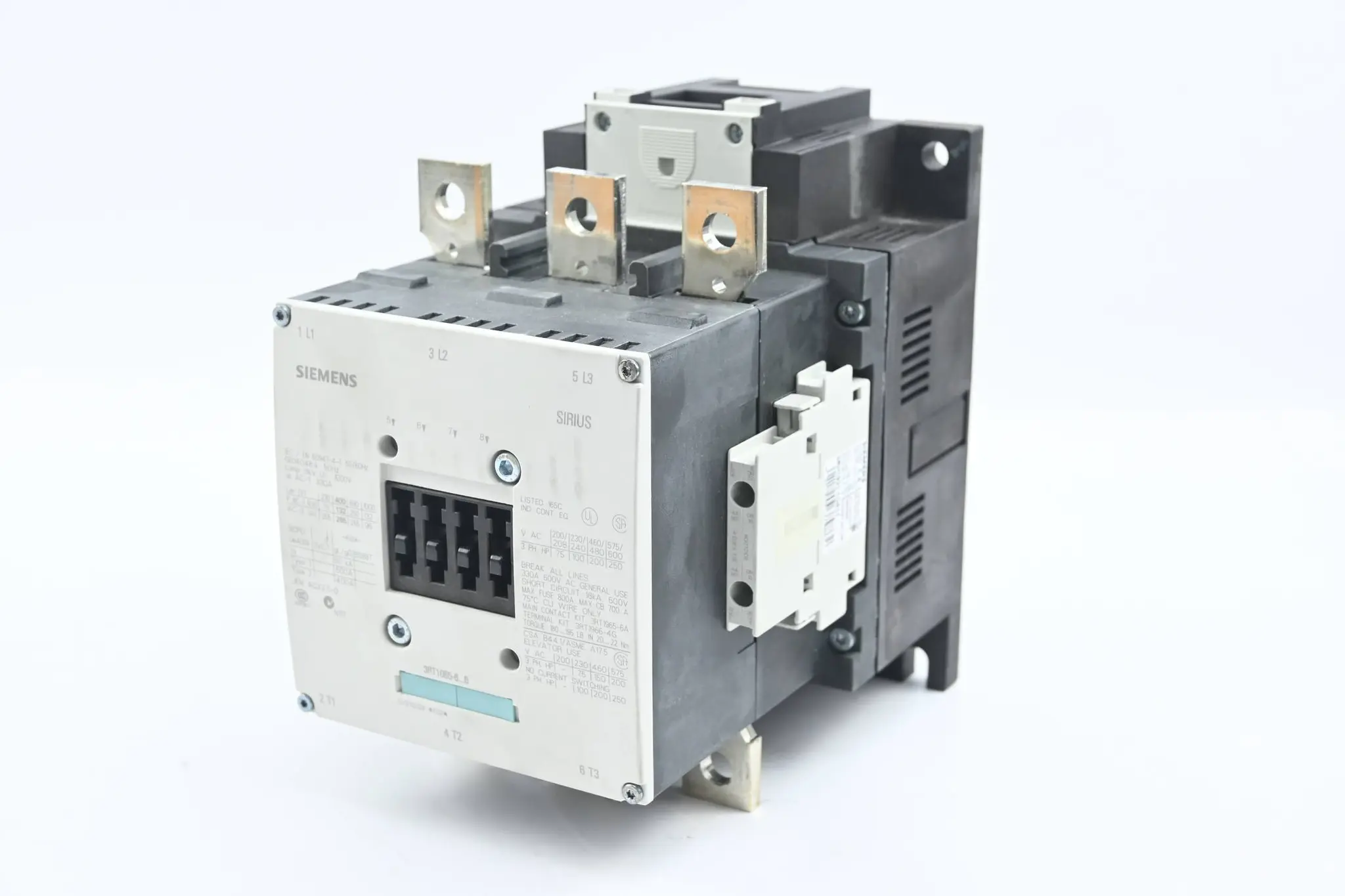 Produktfoto 1 von Siemens Sirius Leistungsschütz 3RT1065-6AP36 ( 3RT1 065-6AP36 ) E02