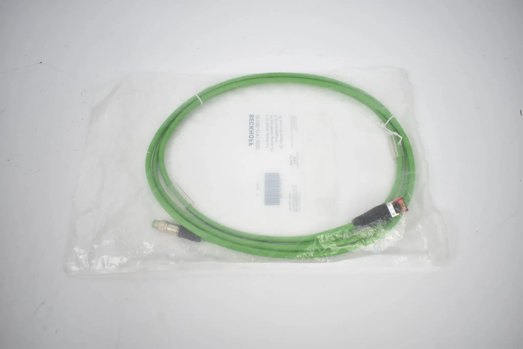 Produktfoto 1 von Beckhoff EtherCAT-Leitung RJ45 Stecker gerade 2m ZK1090-3191-3020