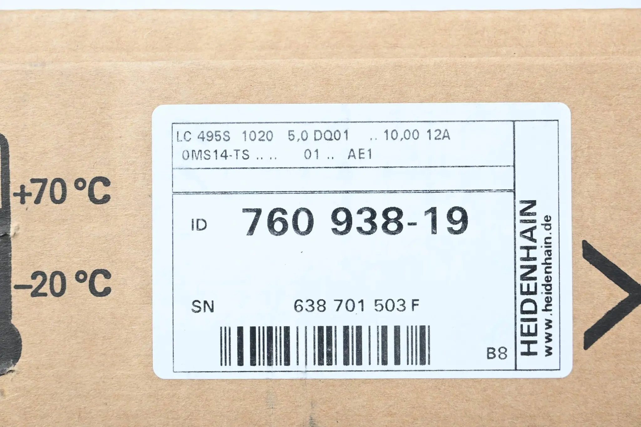 Produktfoto 1 von Heidenhain Absolutes gekapseltes Längenmessgerät LC 495S 1020 ( 760938-19 ) B8