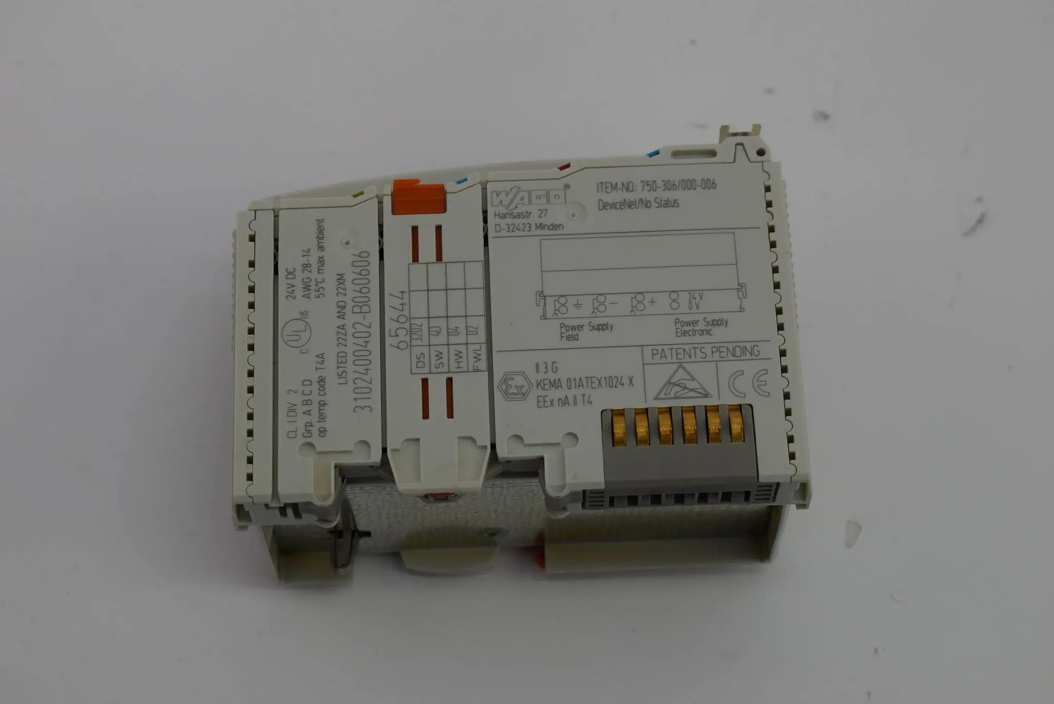 Produktfoto 1 von Wago DeviceNet Module 750-306/000-006