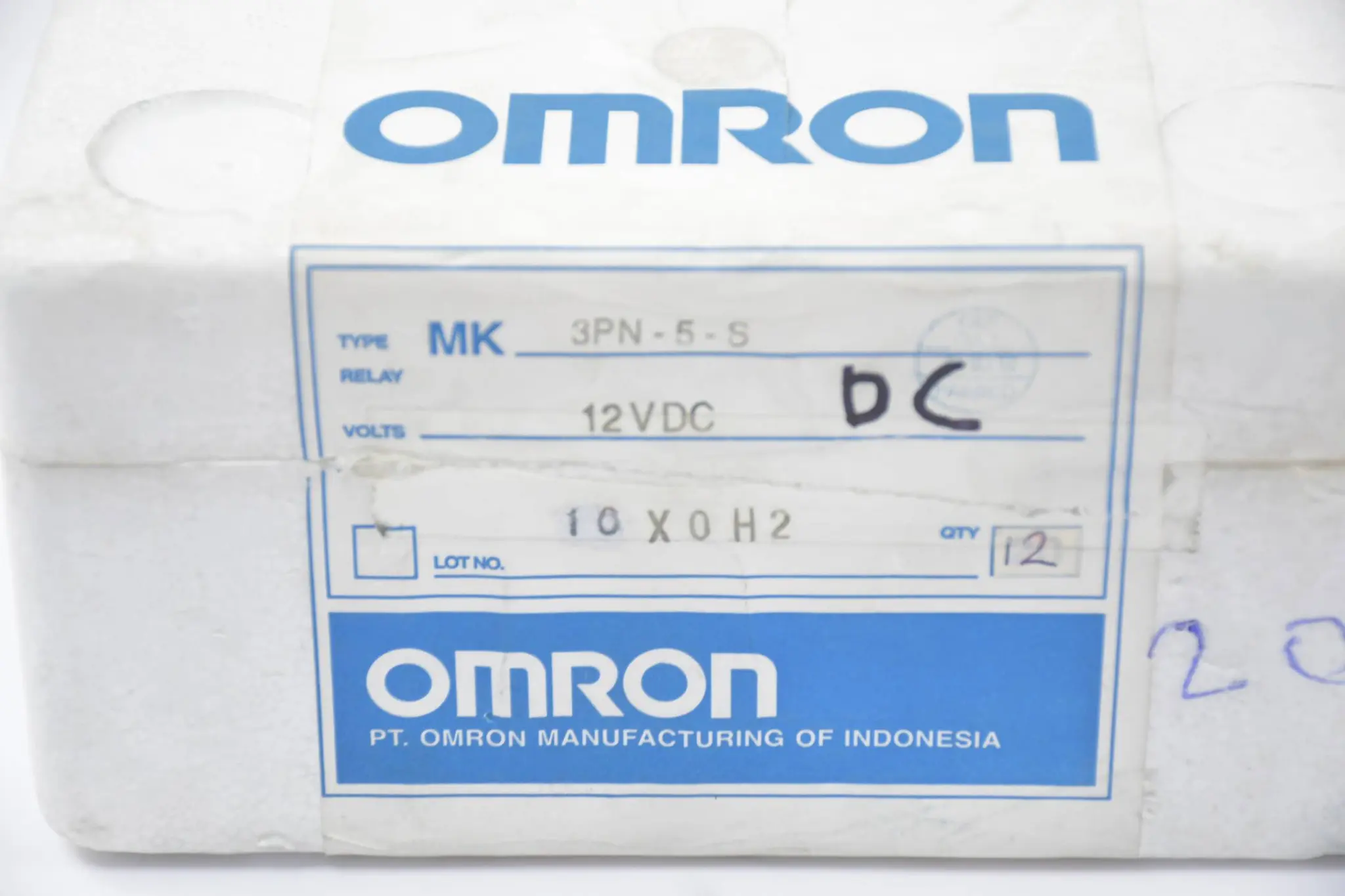 Produktfoto 1 von Omron Universalrelais 12 VDC ( MK3PN-5-S ) 20 Stück