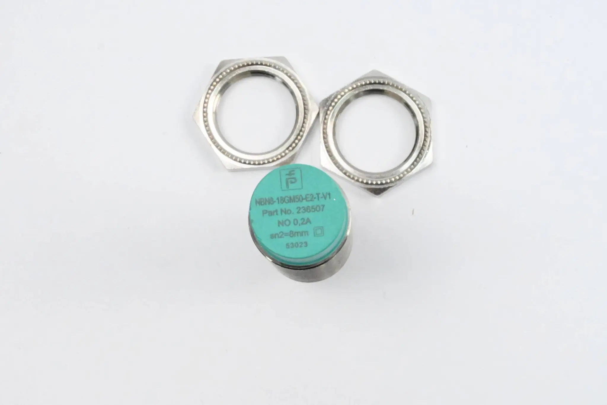 Produktfoto 1 von Pepperl + Fuchs NBN8-18GM50-E2-T-V1 Induktiver Sensor ( 236507 )