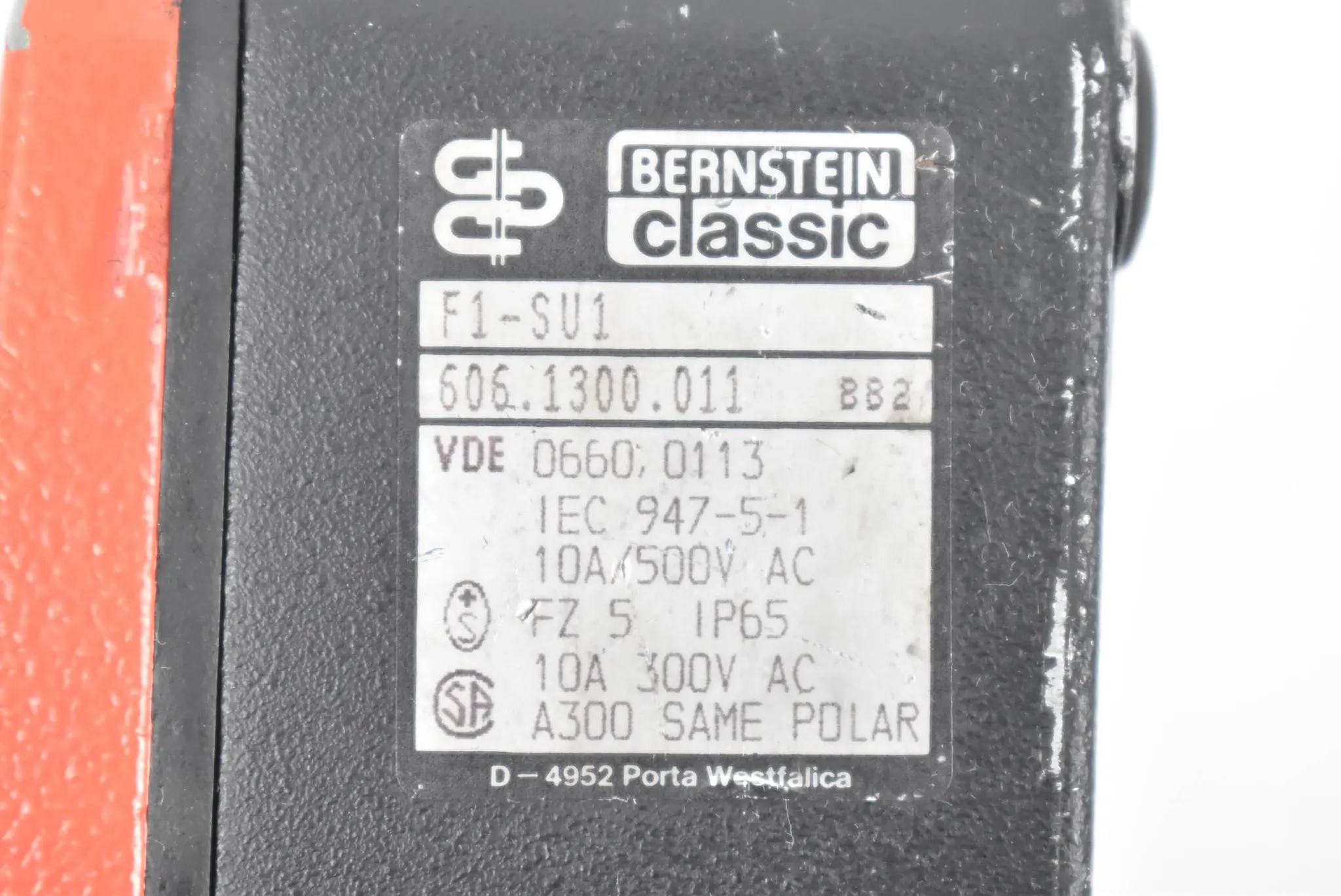 Produktfoto 1 von Bernstein Classic Fußschalter F1-SU1 ( 606.1300.011 )