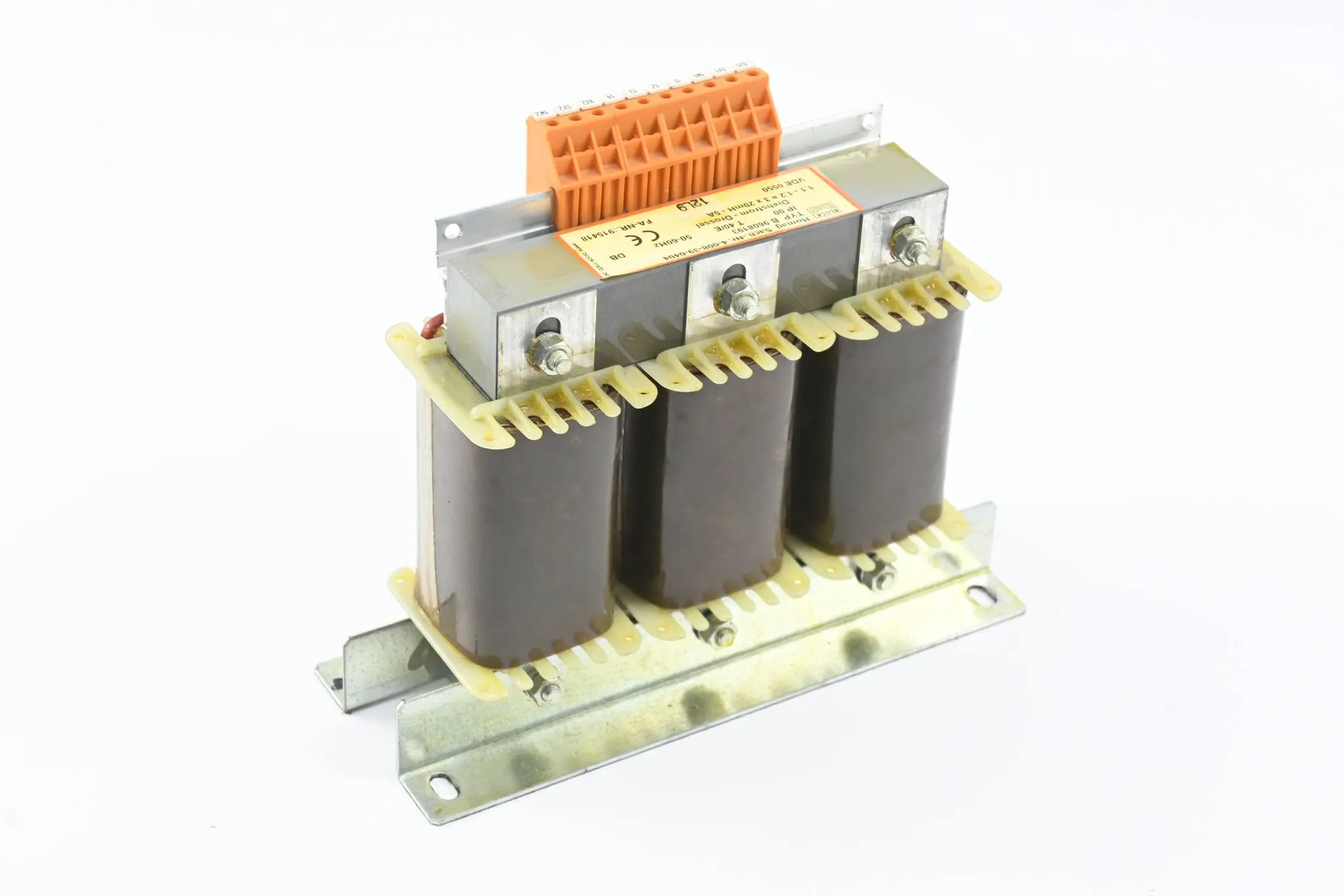 Produktfoto 1 von Block Homag Drehstrom-Drossel Typ B 9608193 ( 4-008-39-0404 )