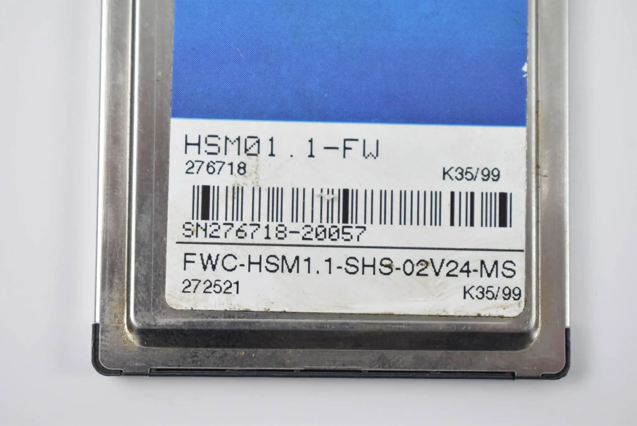Produktfoto 1 von Indramat Memory Card HSM01.1-FW ( FWC-HSM1.1-SHS-02V24-MS ) 272521