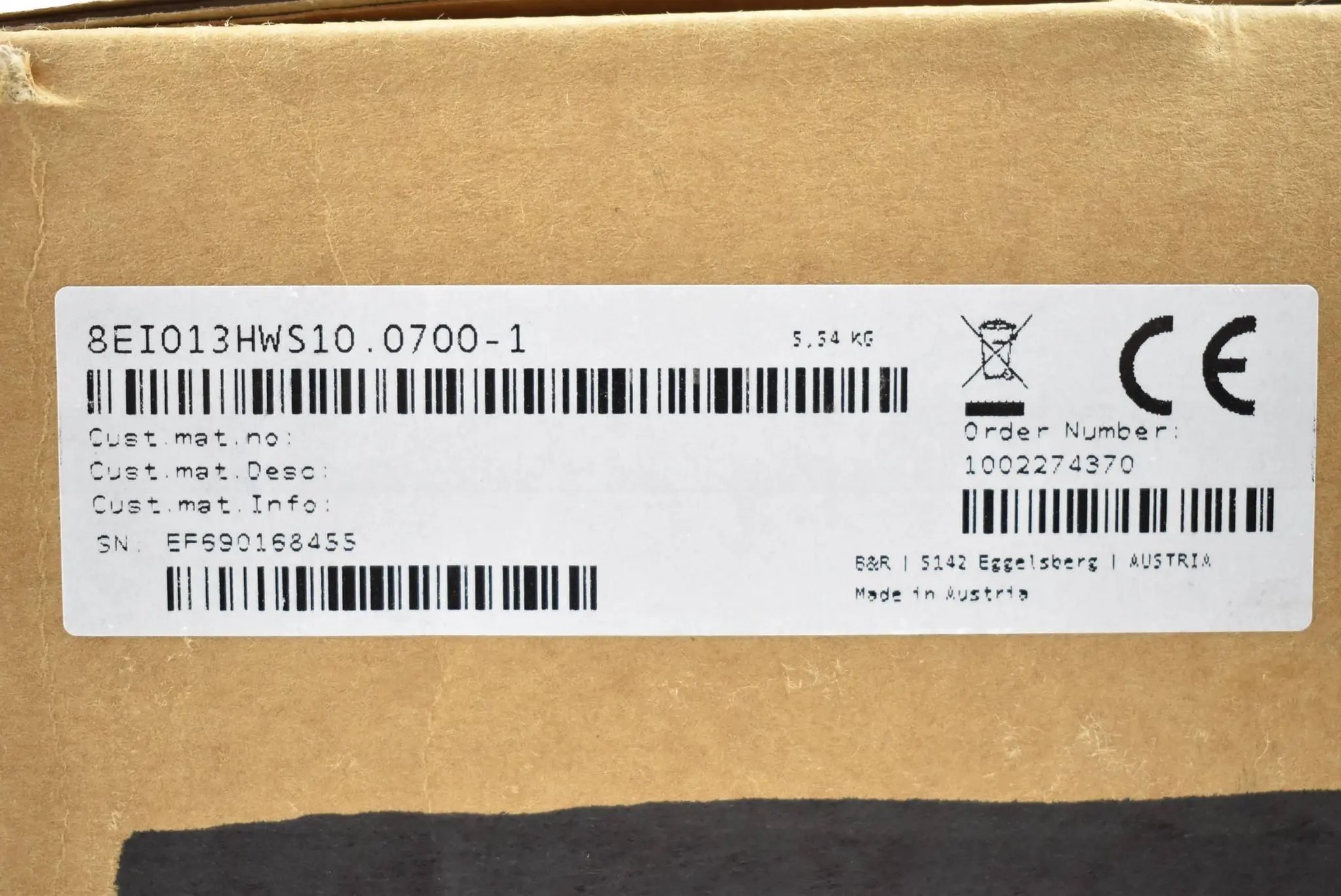 Produktfoto 1 von B&R automation Acopos P3 Servo Drive 8EI013HWS10.0700-1