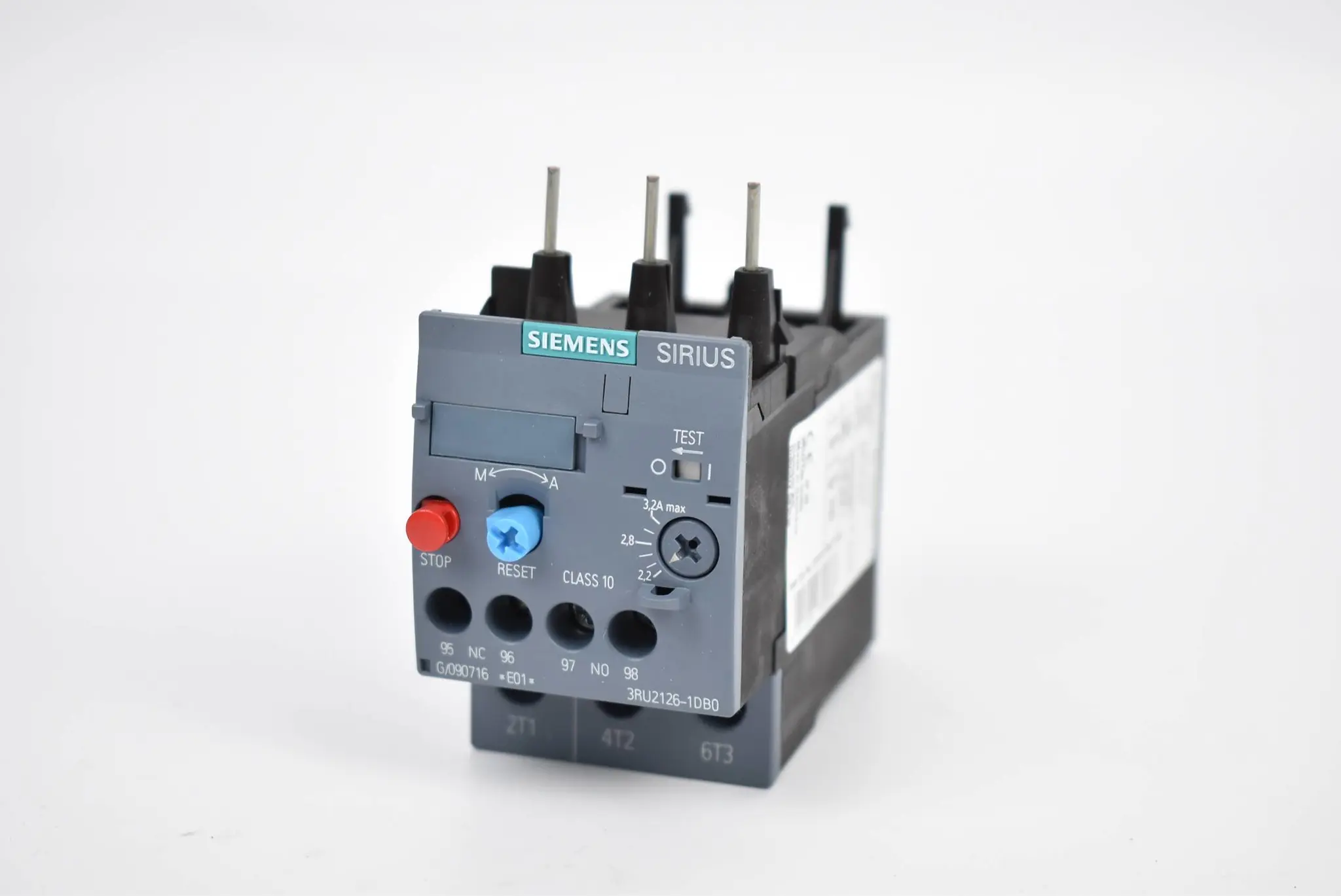 Produktfoto 1 von Siemens Sirius Überlastrelais 3RU2126-1DB0 ( 3RU2 126-1DB0 ) E.1