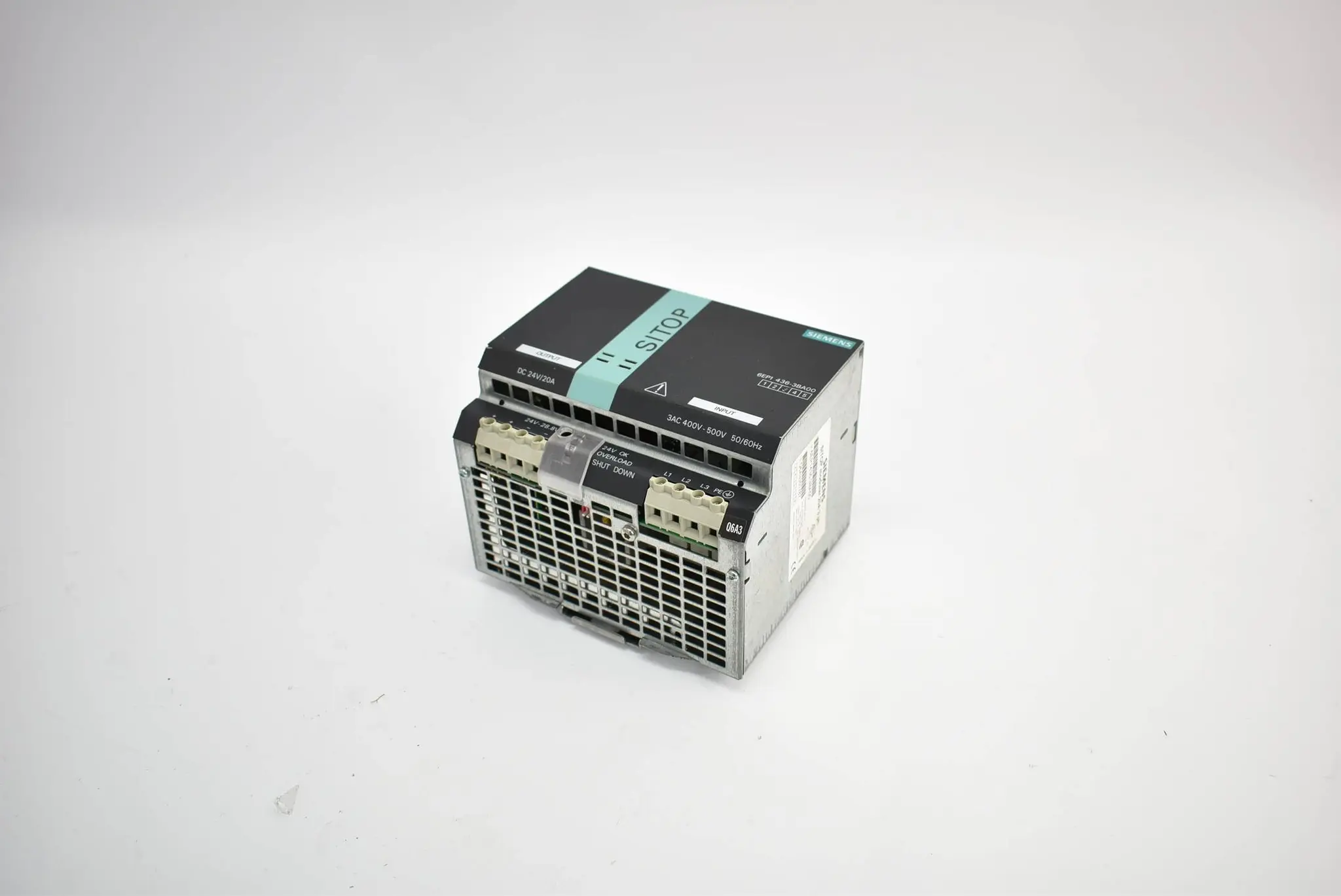 Produktfoto 1 von Siemens Sitop Modular 20A 3 ph 6EP1436-3BA00 ( 6EP1 436-3BA00 )
