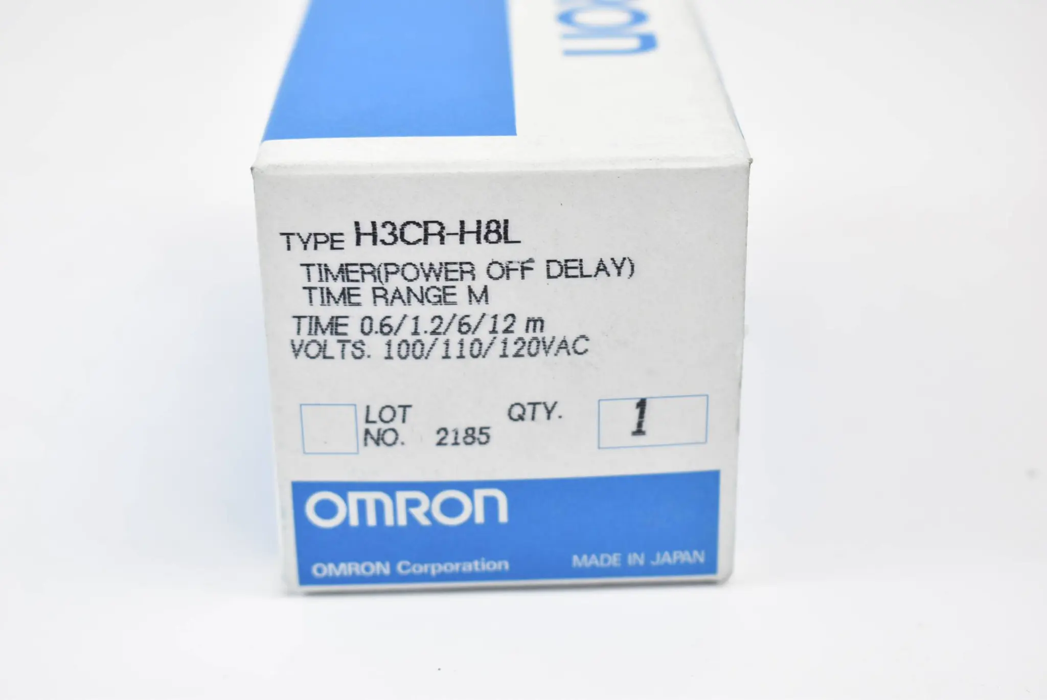 Produktfoto 1 von Omron Timer H3CR-H8L Time Range M 0.6/1.2/6/12m 100/110/120 VAC