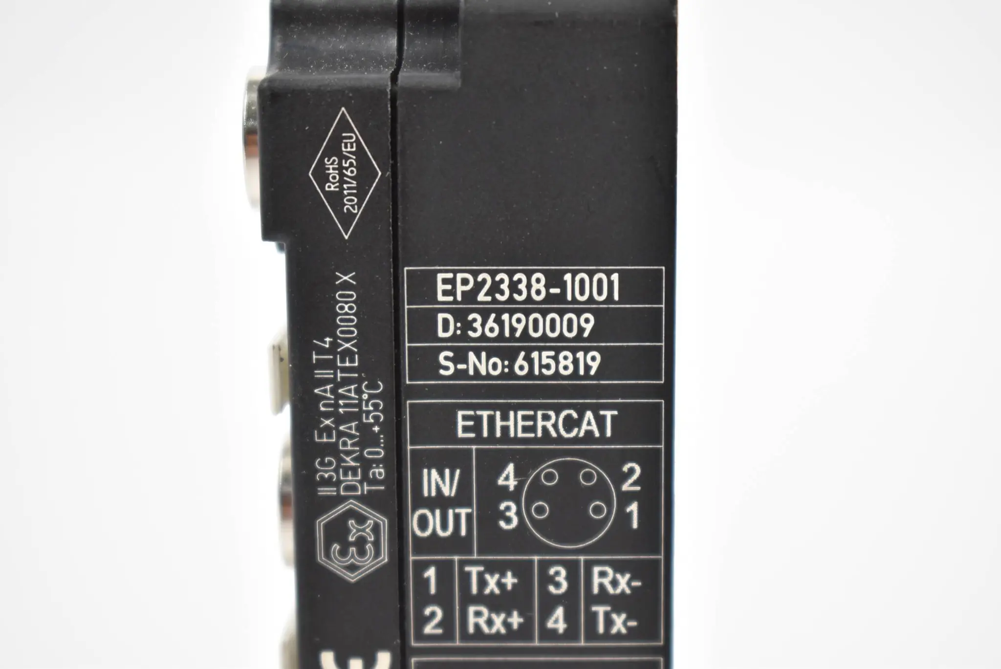 Produktfoto 1 von Beckhoff EtherCAT Box 8 Kanal Digital Kombi EP2338-1001