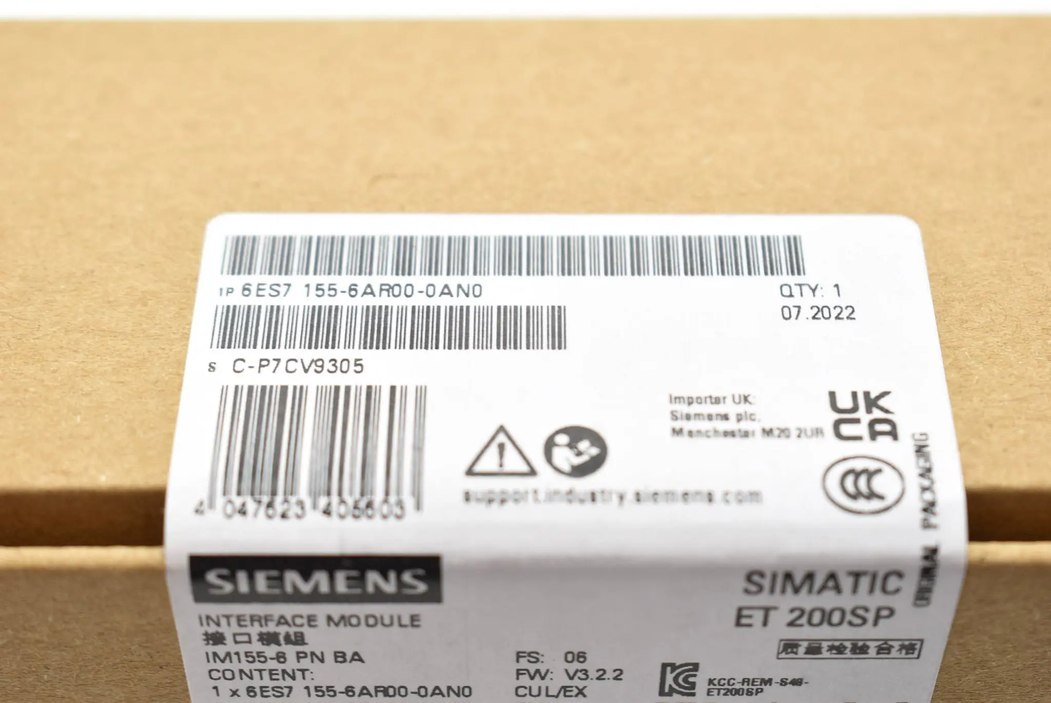 Produktfoto 1 von Siemens simatic ET 200SP IM155-6 6ES7 155-6AR00-0AN0 ( 6ES7155-6AR00-0AN0 ) E.6