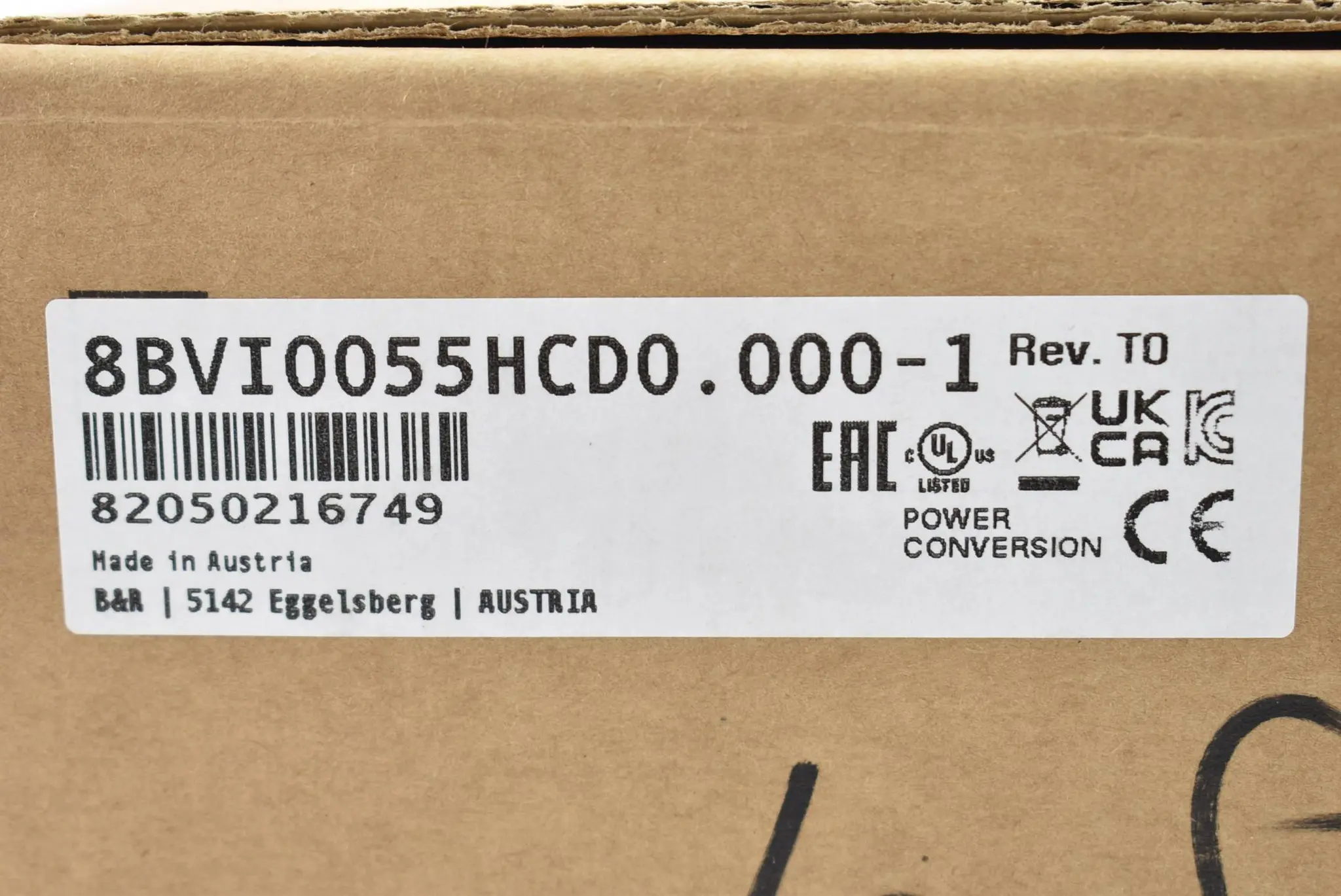 Produktfoto 1 von B&R automation ACOPOSmulti Wechselrichtermodul 7,6A 8BVI0055HCD0.000-1 Rev. T0