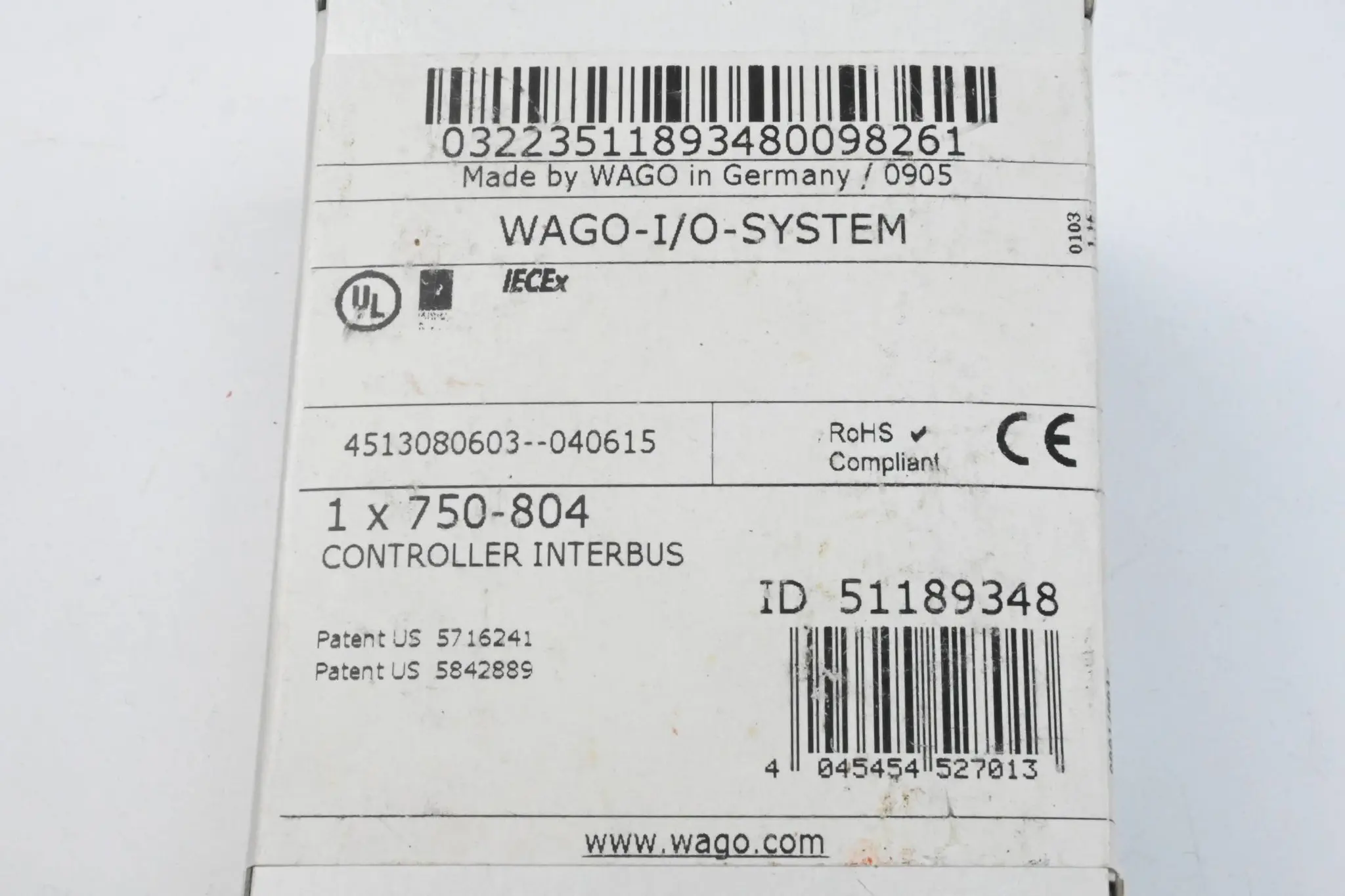 Produktfoto 1 von Wago Interbus Controller 750-804