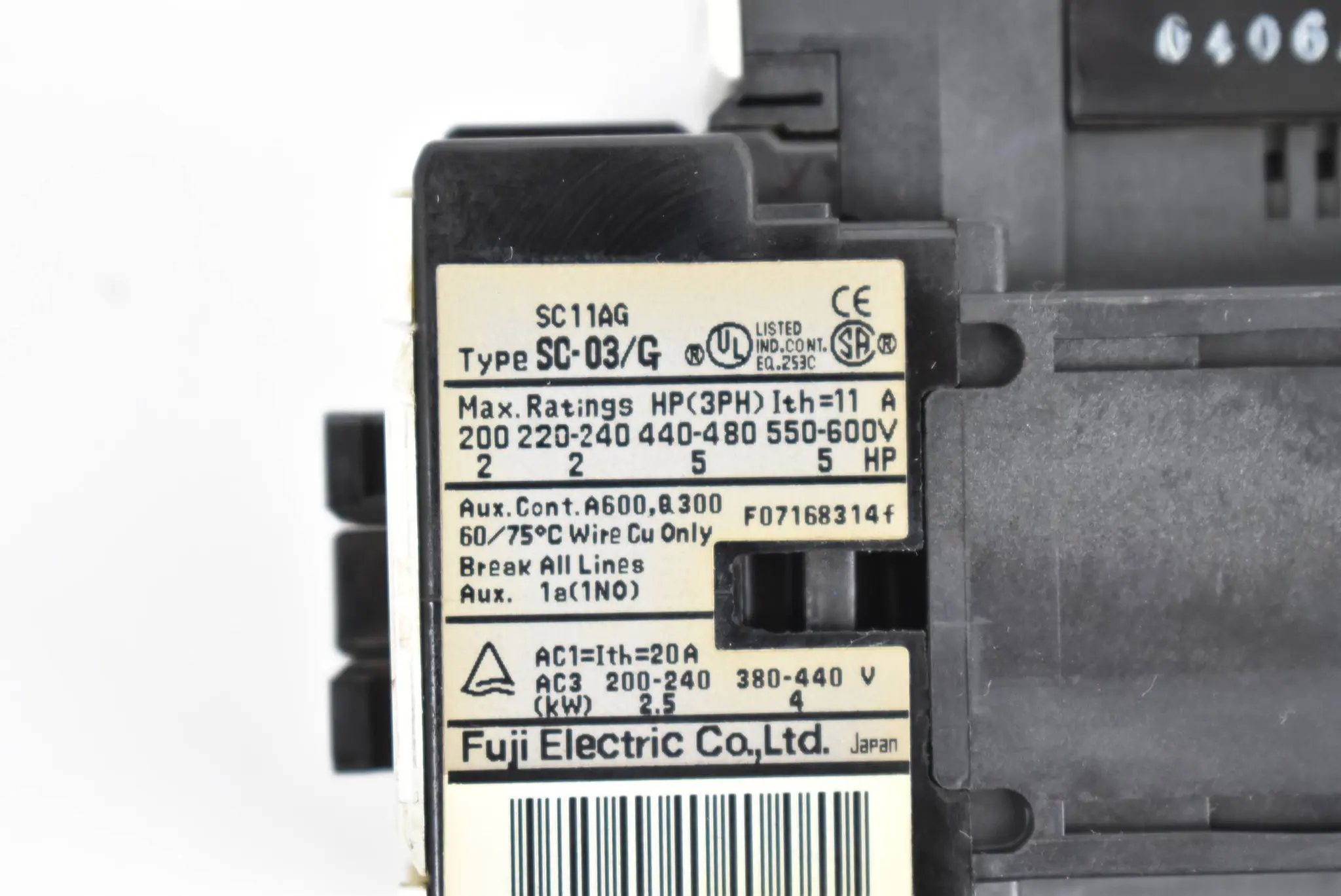 Produktfoto 1 von Fuji Electric SC-03/G inkl. SZ-Z4