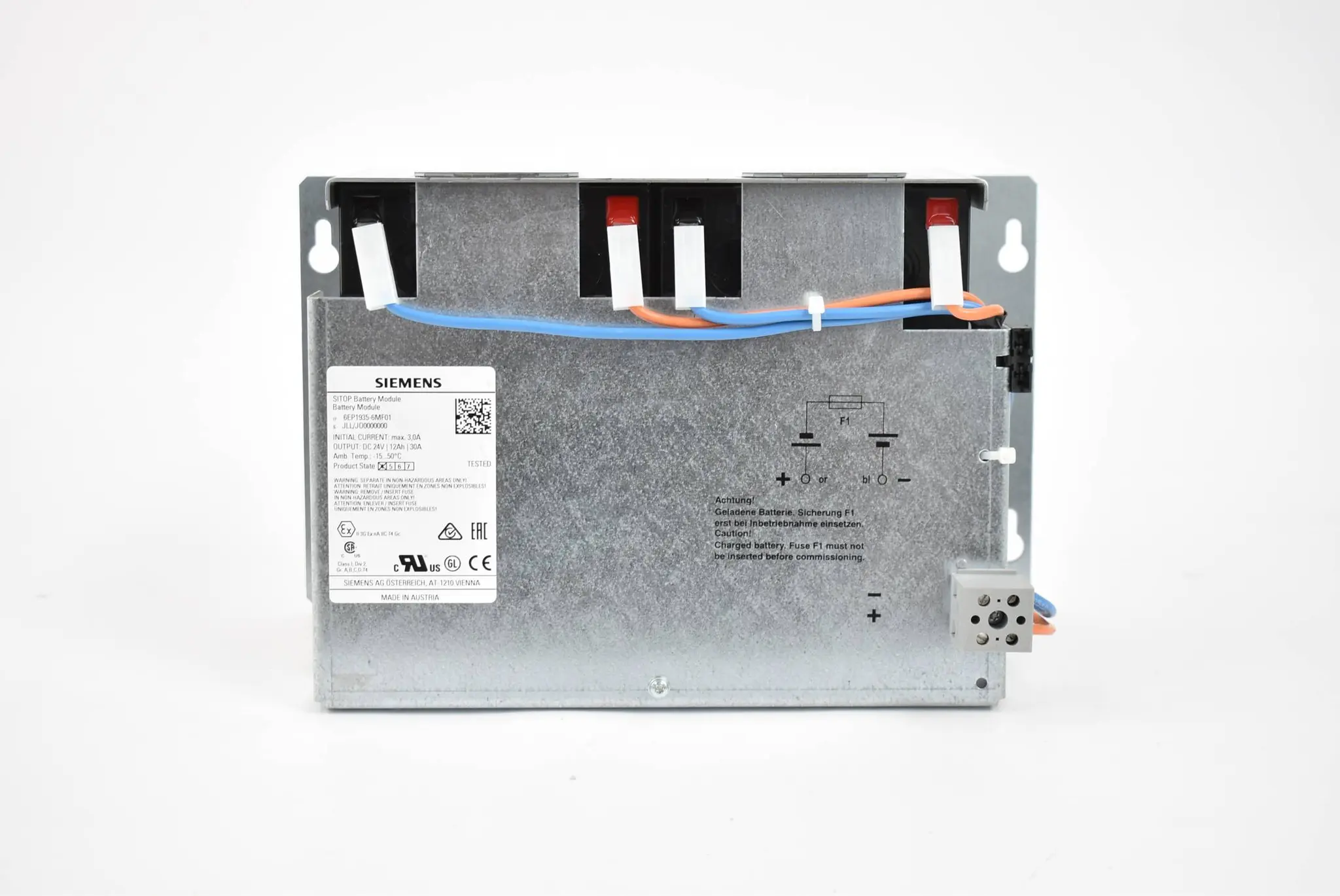 Produktfoto 1 von Siemens sitop Akku 24VDC 12Ah 30A 6EP1935-6MF01 ( 6EP1 935-6MF01 ) E3